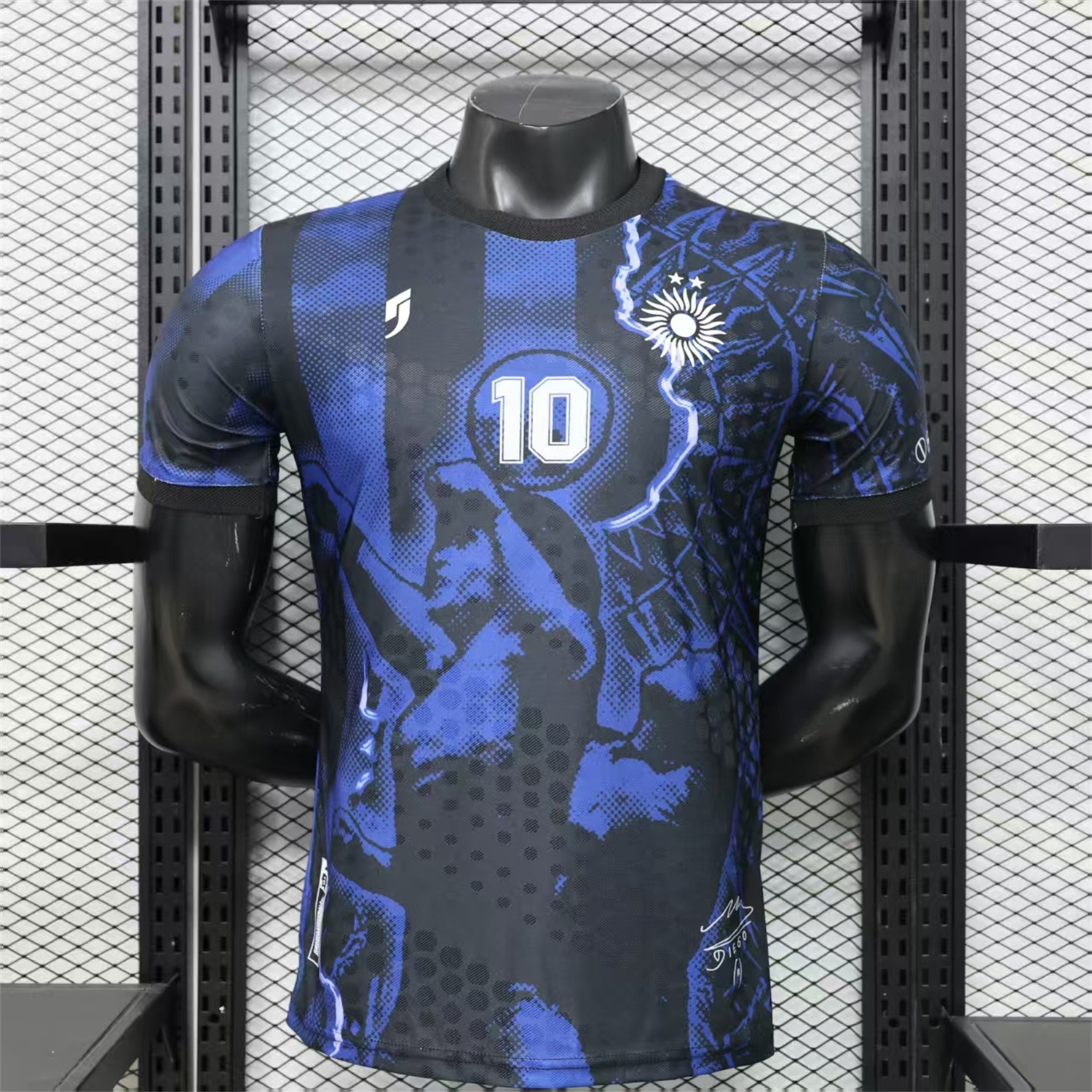 AlphaJersey-Argentina 2026 Blue Maradona Special Kit - Player Version