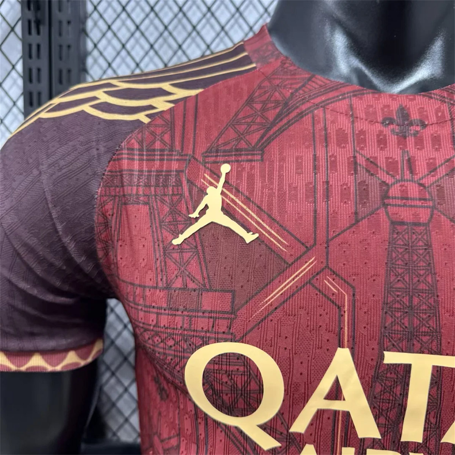 AlphaJersey-Paris Saint-Germain PSG 25-26 Red Eiffel Tower Concept Special Jersey - Player Version