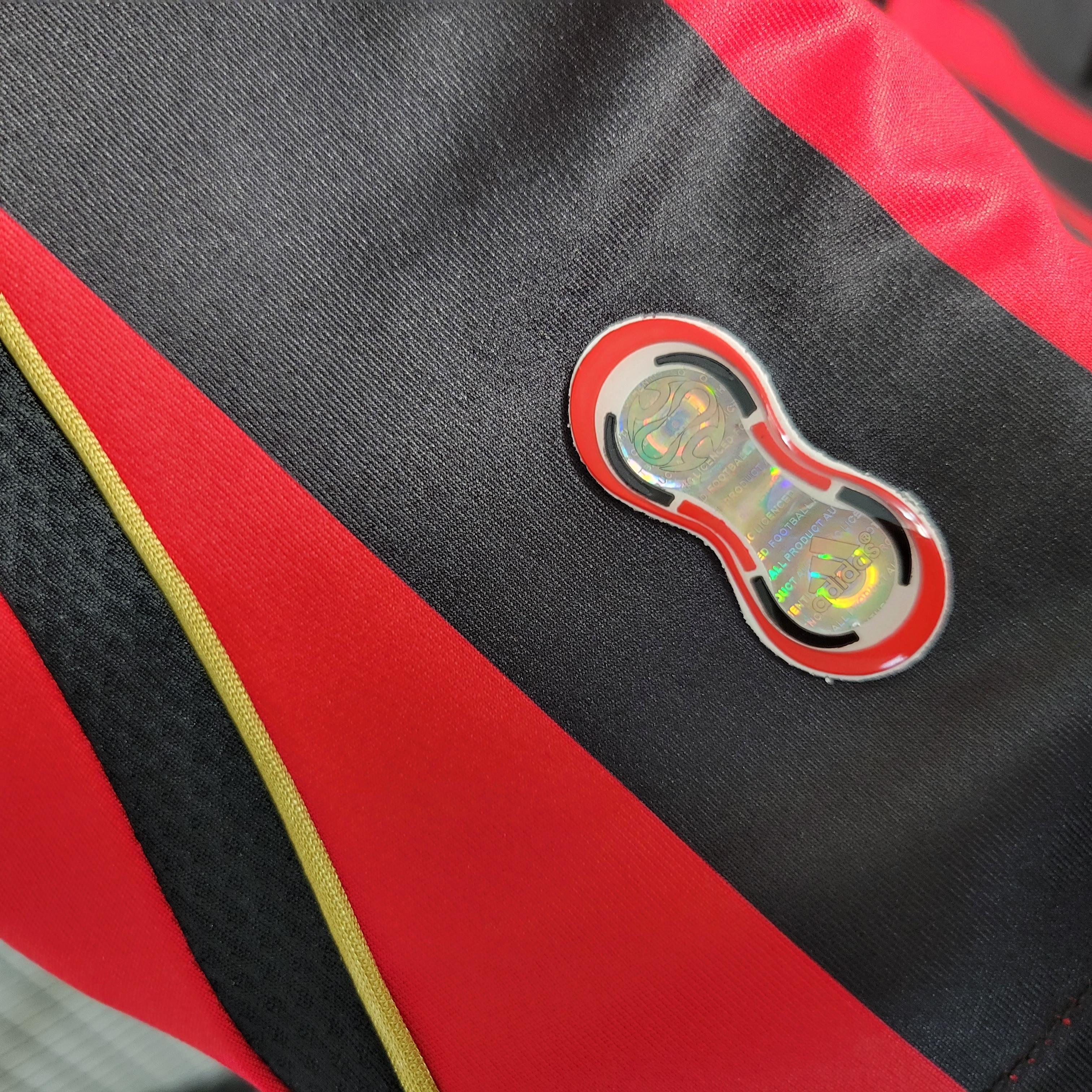 AlphaJersey-Retro AC Milan 06-07 Home Stadium Long Sleeve Jersey