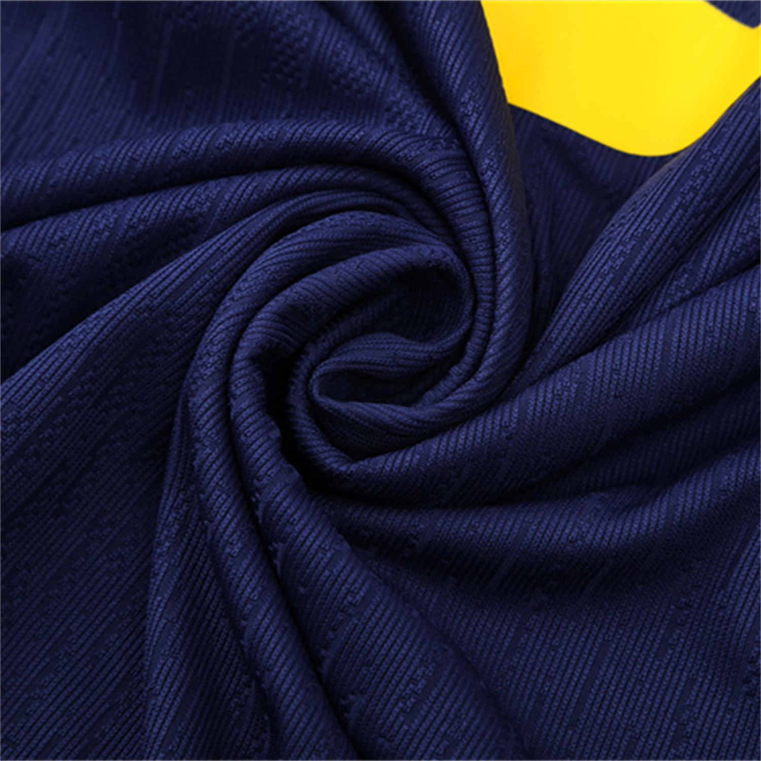AlphaJersey-Barcelona 25-26 Kids Long Sleeve Training Set - Royal Blue Top Yellow Sponsor & Royal Blue Pants