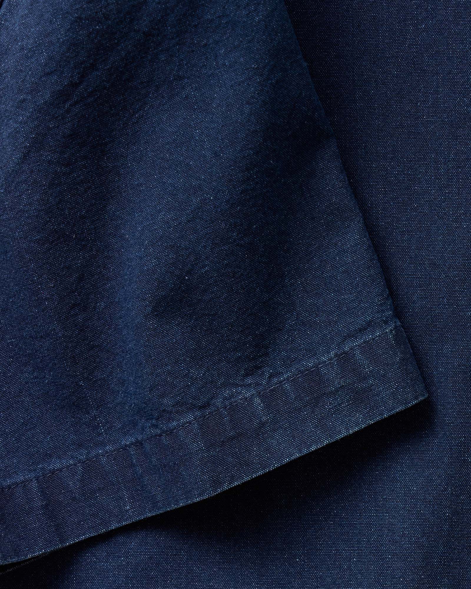 The Short Sleeve Jack in Rinsed Indigo Oxford | Modern Menswear by yycbvcnbmmnbm