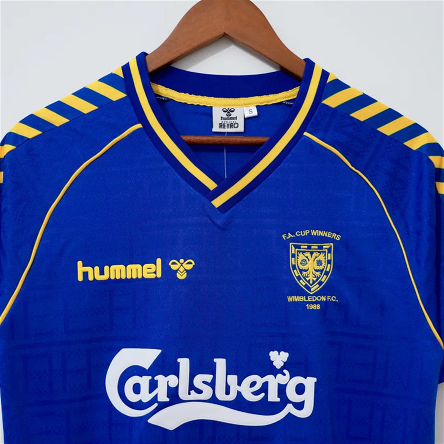 AlphaJersey-Retro Wimbledon 1988-89 Home Blue Jersey