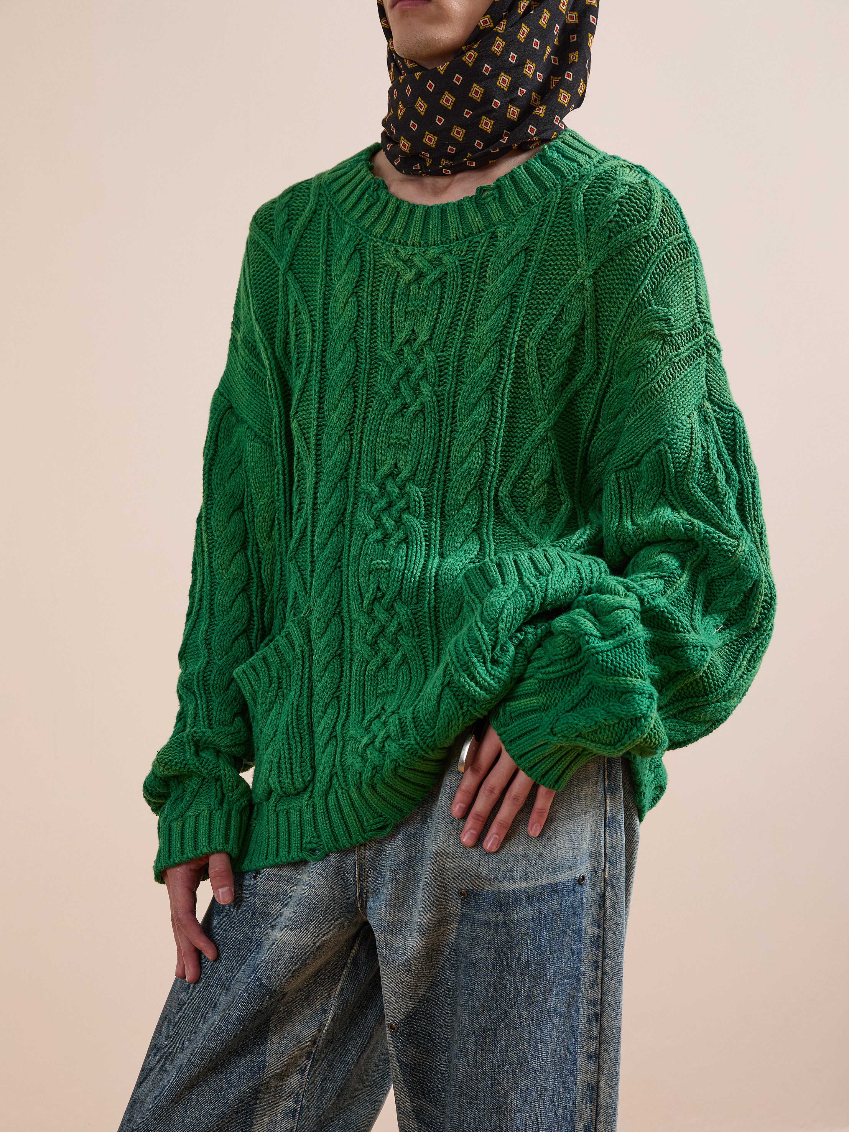 Cable Knit Pullover Sweater | Modern Menswear by yycbvcnbmmnbm