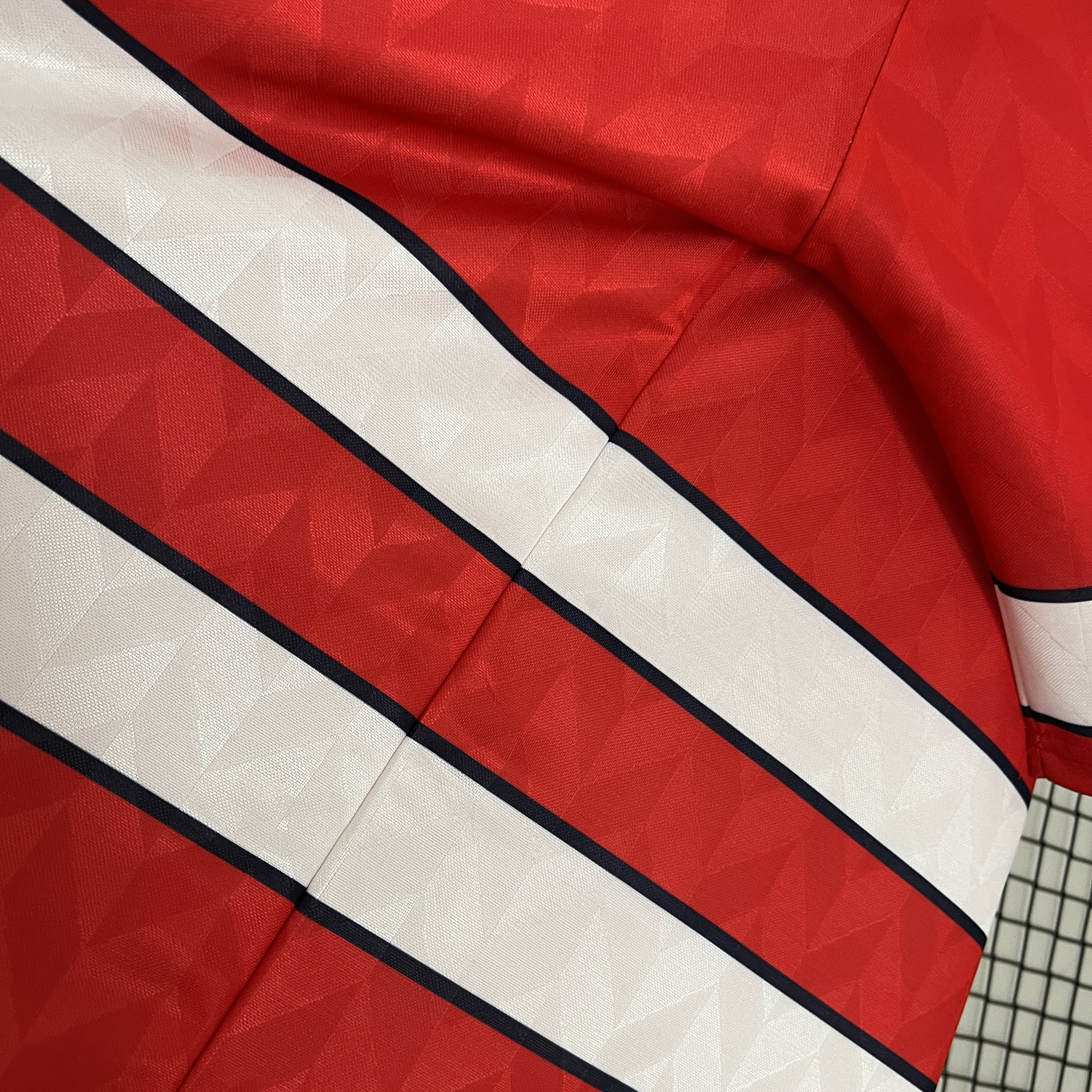 AlphaJersey-Retro Denmark 1988 Home Stadium Jersey - Fans Version