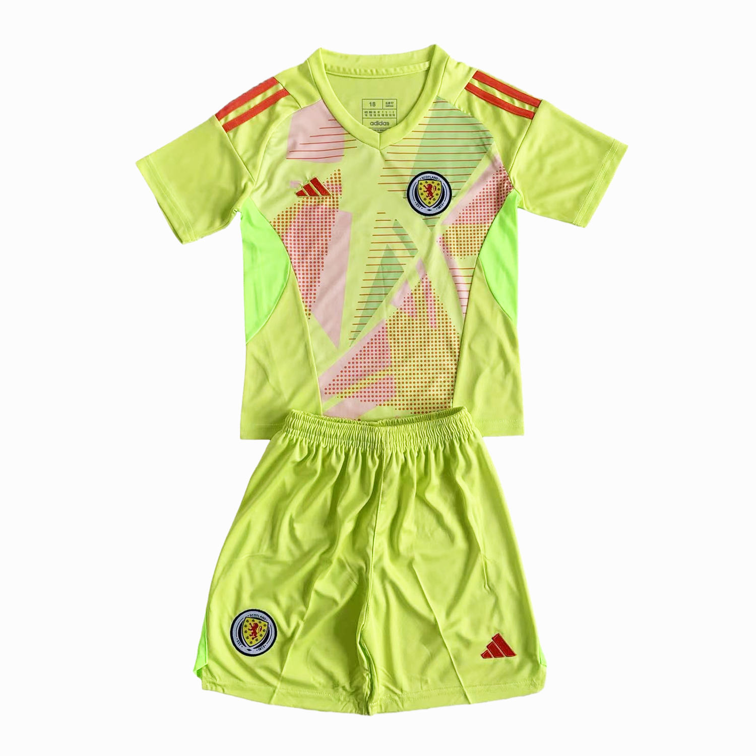 AlphaJersey-S-c-o.t l.a-n.d 2024 Goalkeeper Kids Kit - Green
