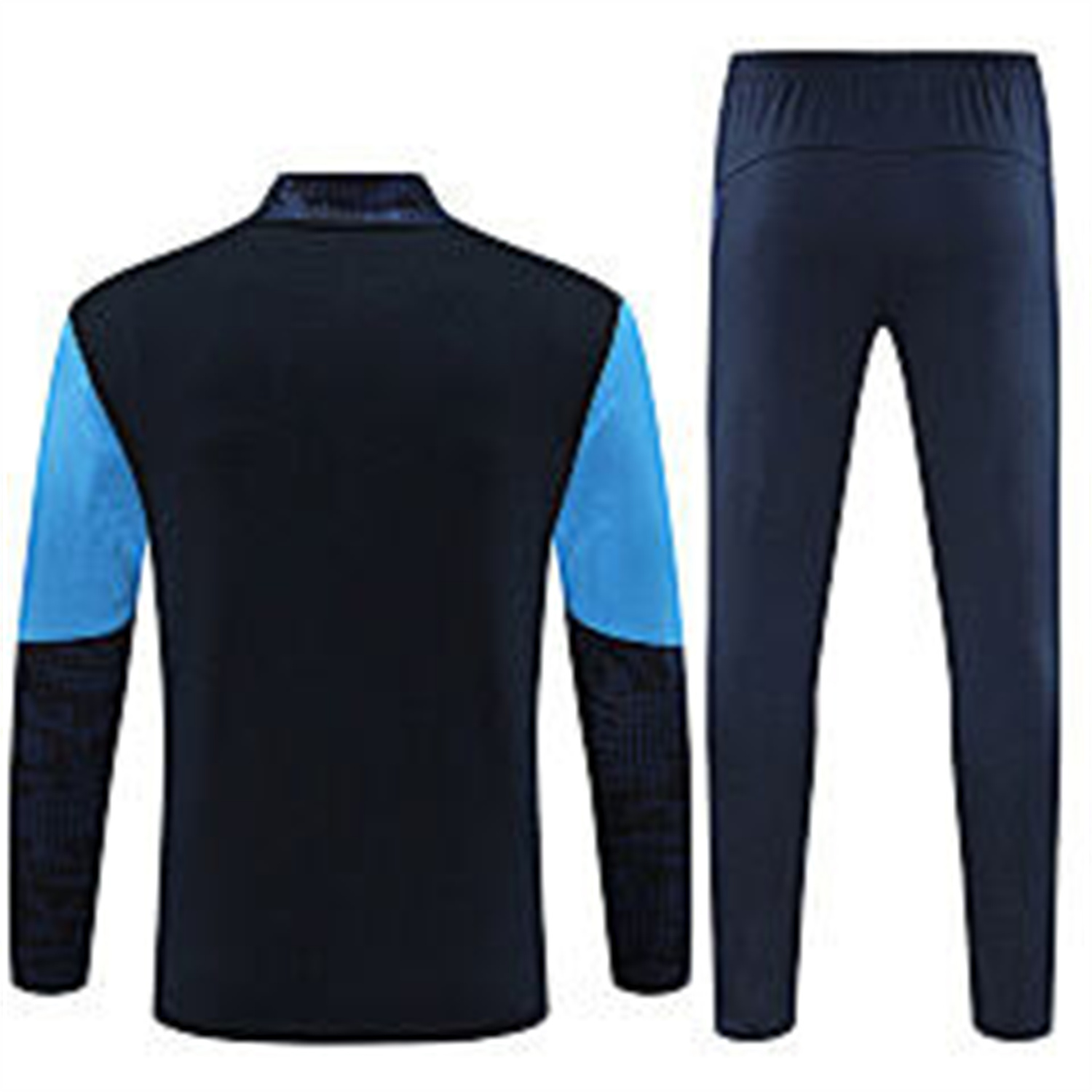 AlphaJersey-Marseille 25-26 Kids Long Sleeve Training Set - Royal Blue Top & Royal Blue Pants