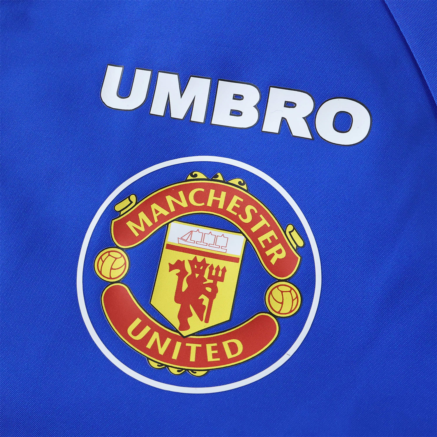 AlphaJersey-Retro Manchester United 1996 Double Sided Reversible Windbreaker - Blue & Green