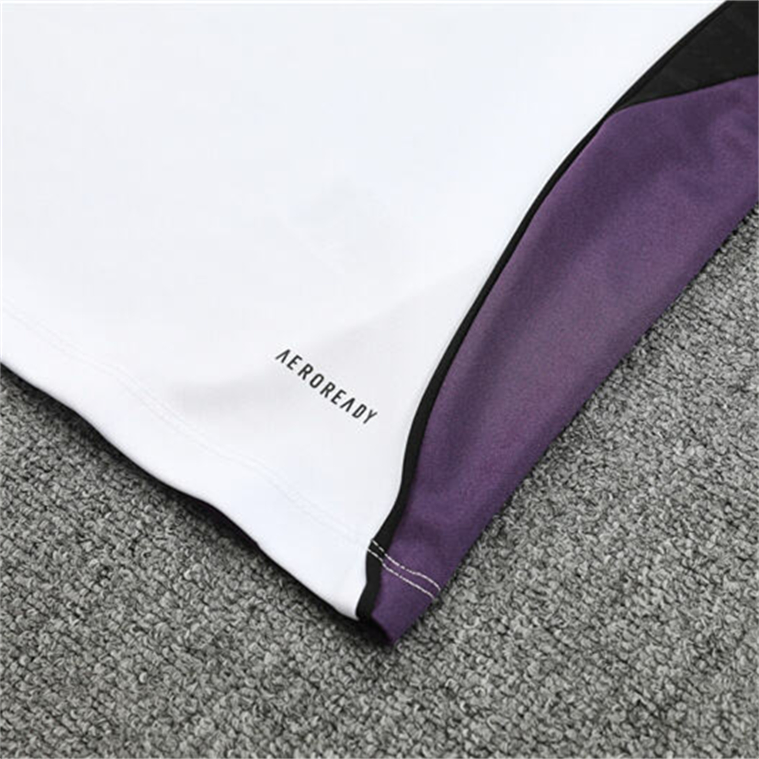 AlphaJersey-Manchester United 25-26 Kids Long Sleeve Training Set - White Top & Black Pants
