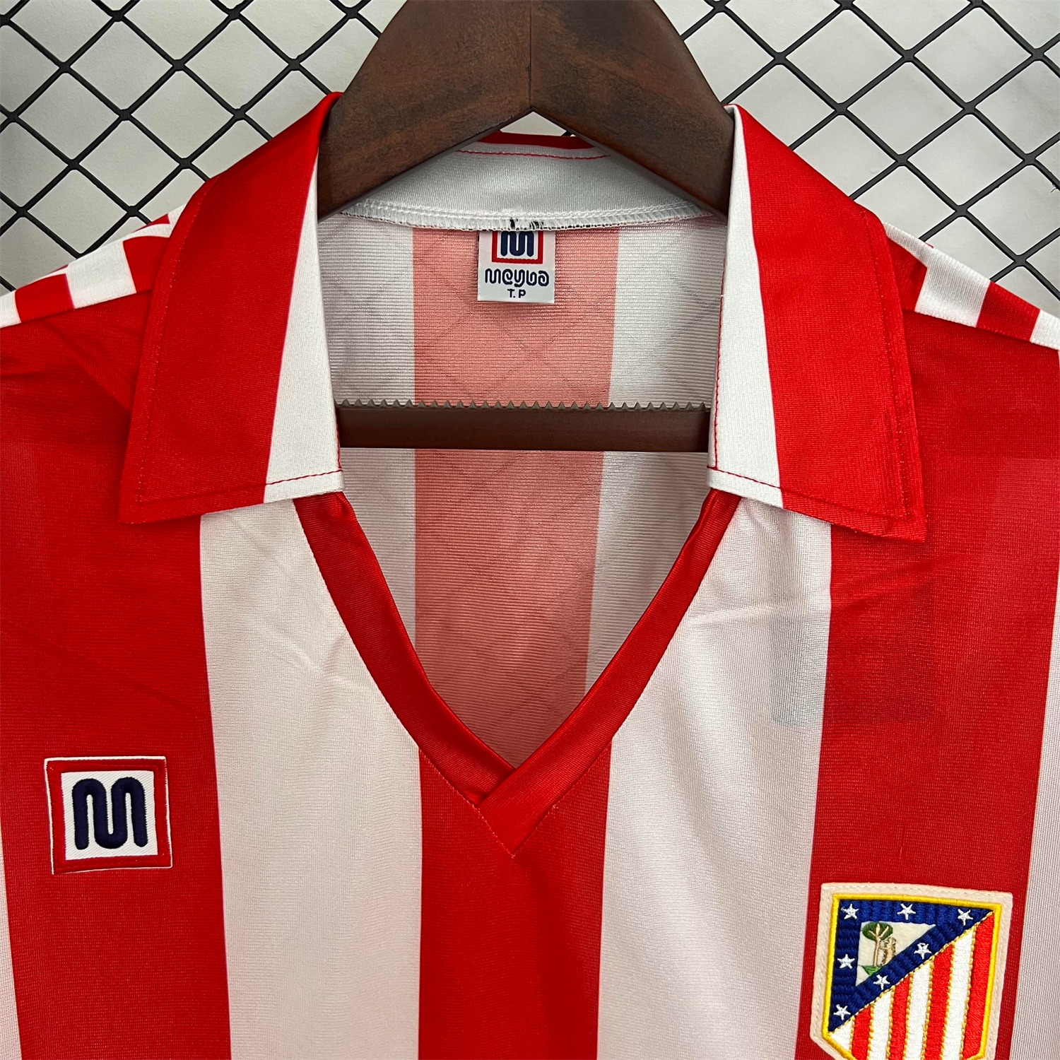 AlphaJersey-Retro Atletico Madrid 1982-83 Home Jersey
