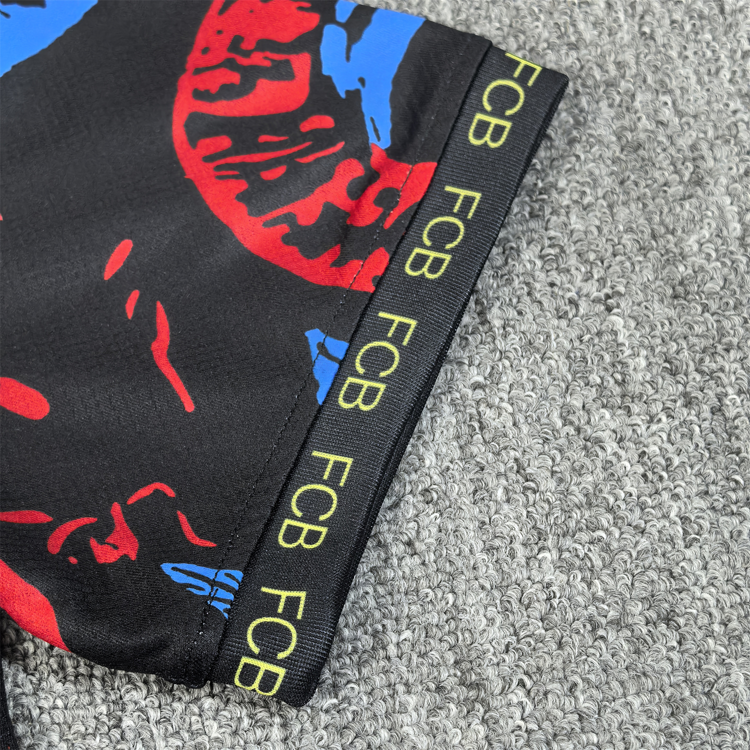 AlphaJersey-Barcelona 25-26 Red Blue Snake Silhouette Pattern Special Jersey - Fans Version