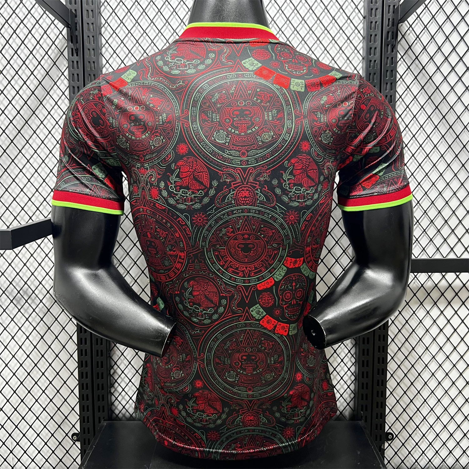 AlphaJersey-Mexico 2026 Red Totem Special Jersey - Player Version