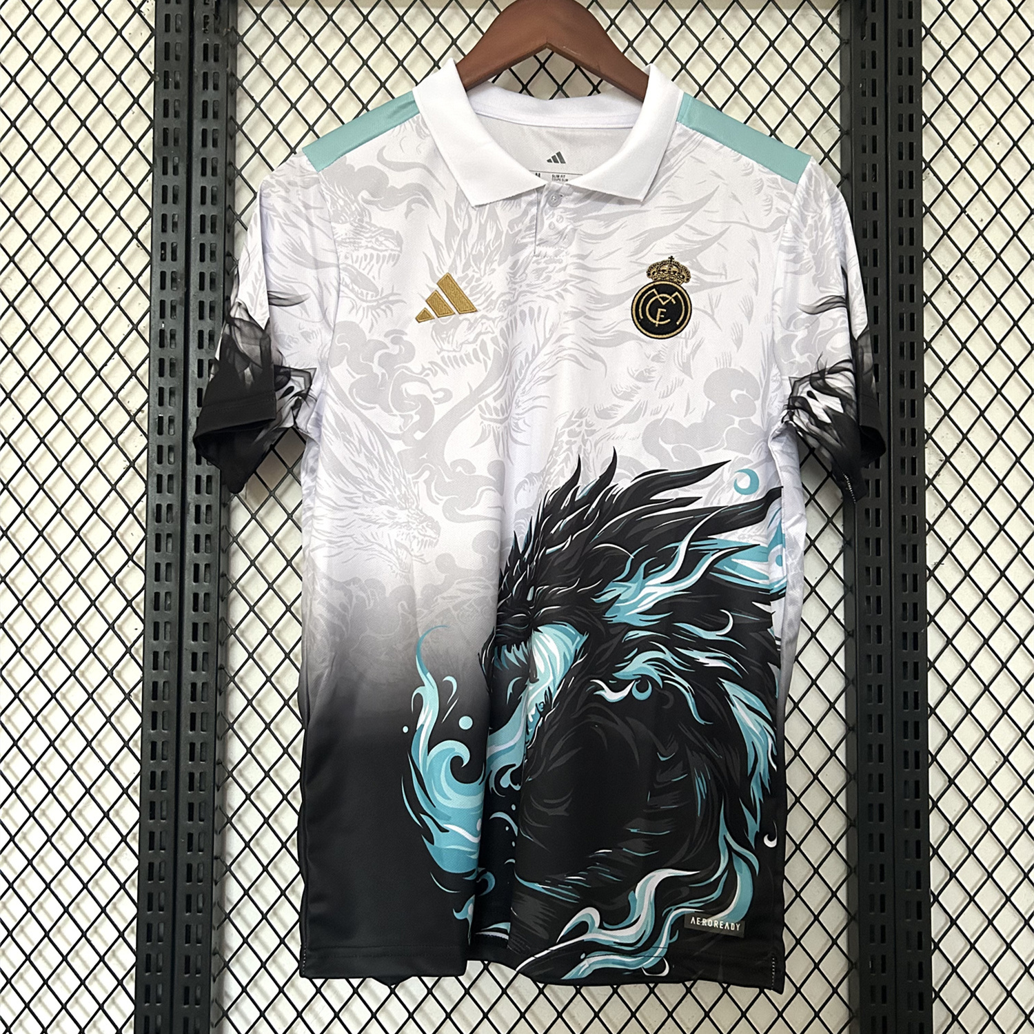AlphaJersey-Real Madrid 25-26 Blue Fire Black Dragon Special Edition Jersey - Fans Version