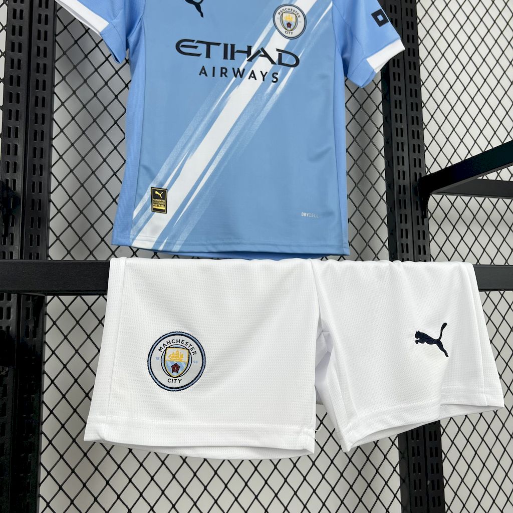 AlphaJersey-Manchester City 25-26 Home Kids Kit