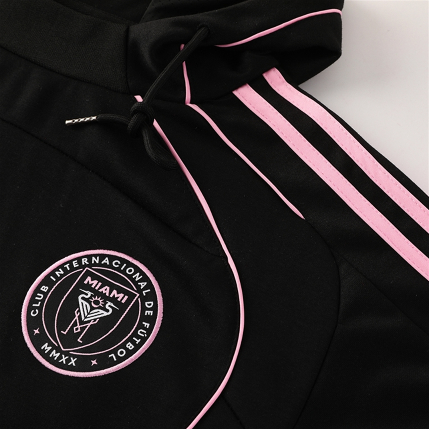 AlphaJersey-INT M.A.M 25-26 Long Sleeves Training Hoodie Set - Black Hoodie + Pants