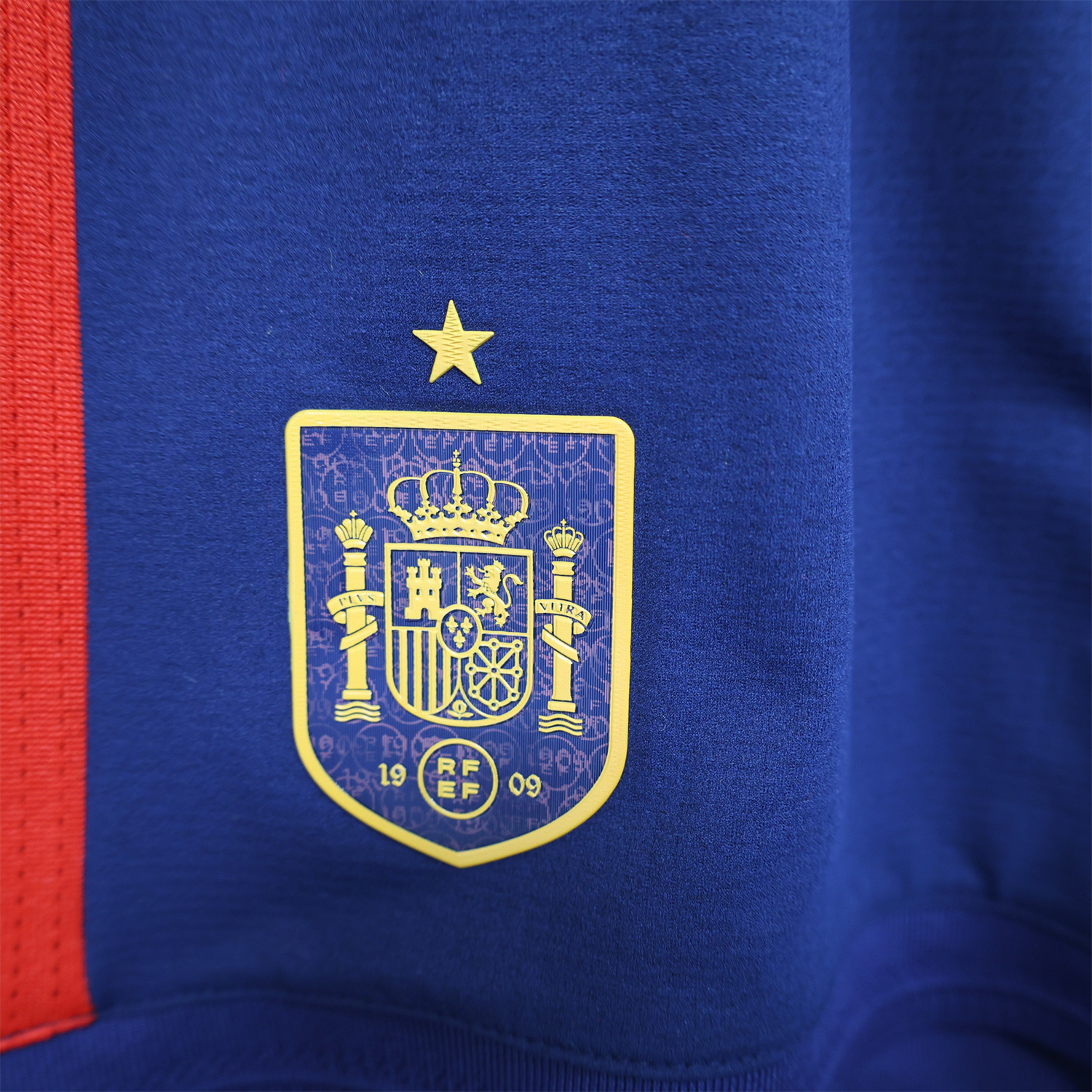 AlphaJersey-Spain 2026 Home Dark Blue Shorts - Player Version