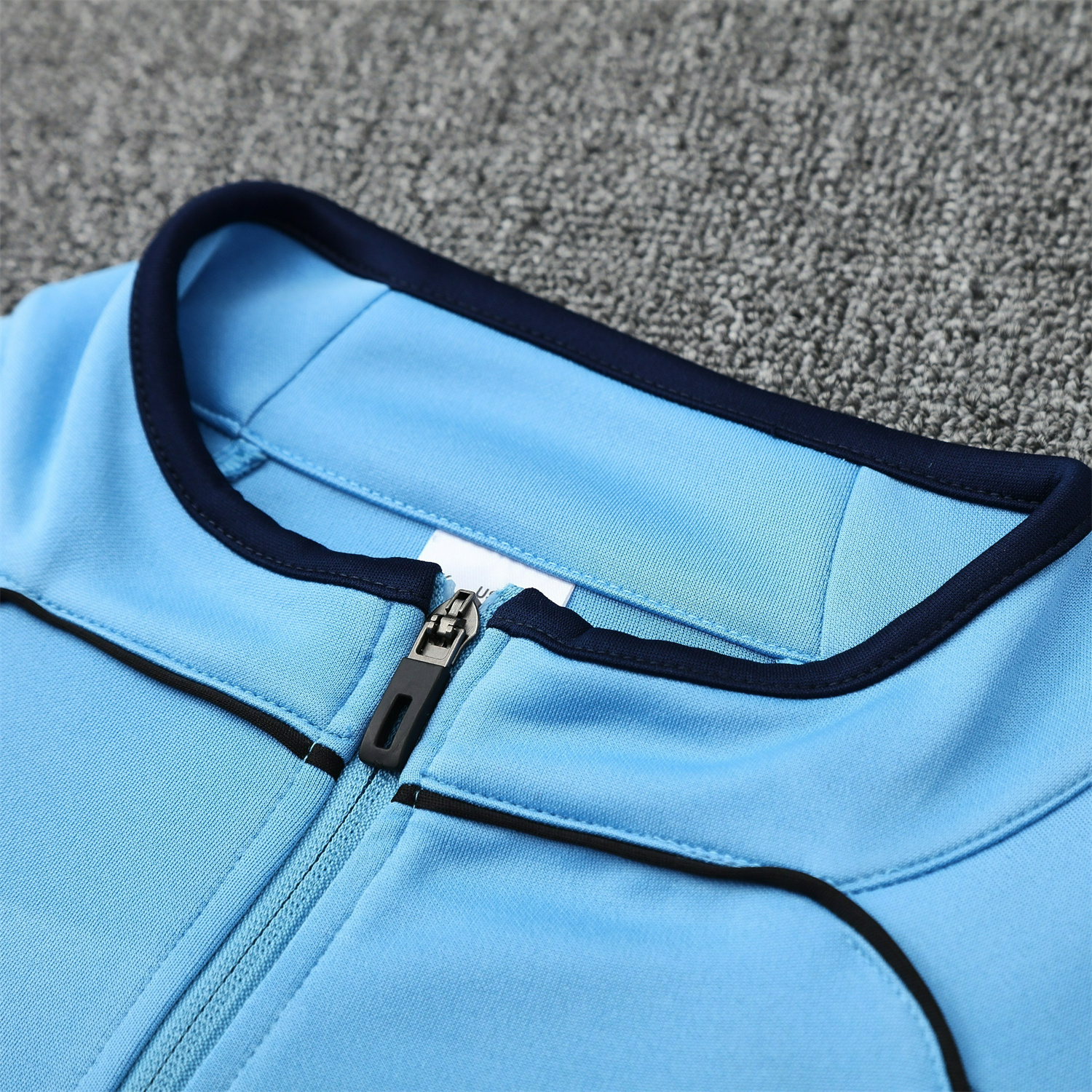 AlphaJersey-Real Madrid 25-26 Jacket Training Tracksuit - Light Blue Jackets & Deep Blue Pants
