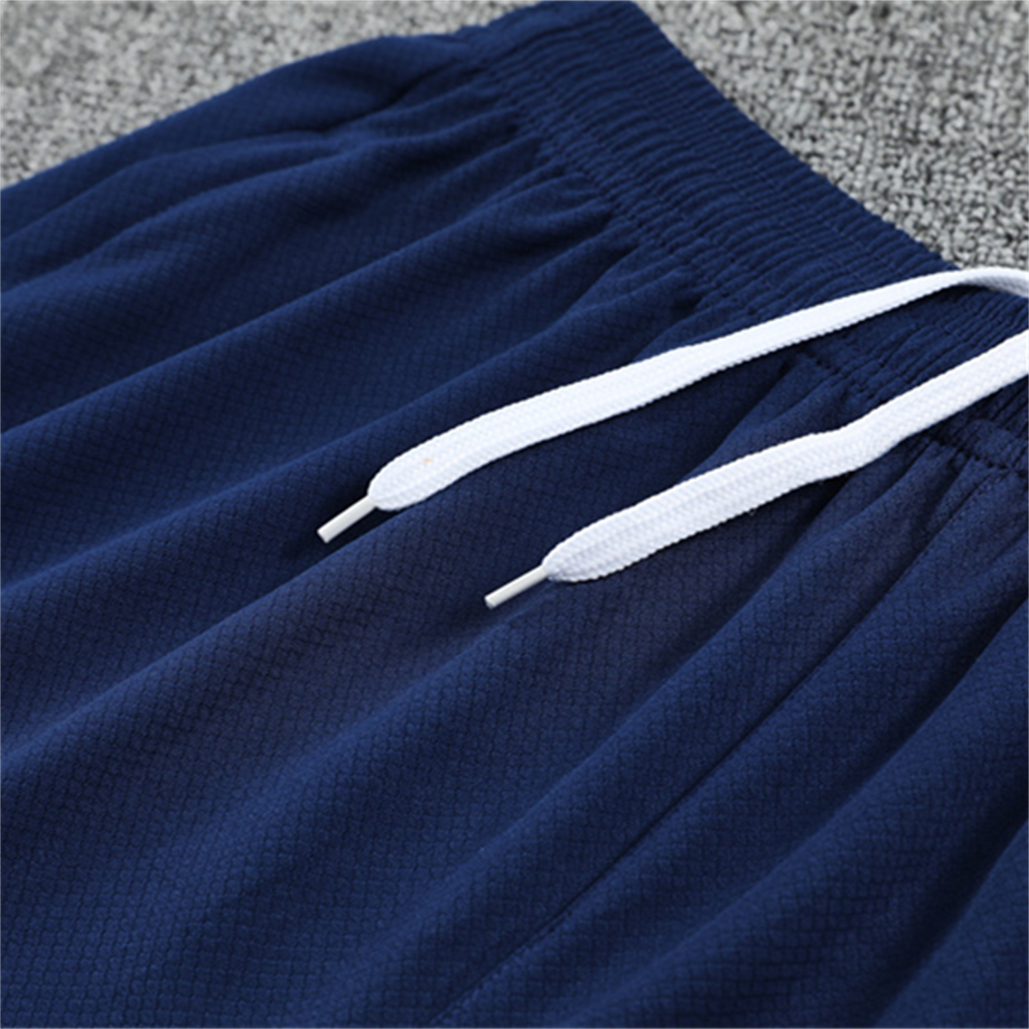 AlphaJersey-Inter Milan 25-26 Short-Sleeve Training Set - Light Grey Top & Blue Shorts