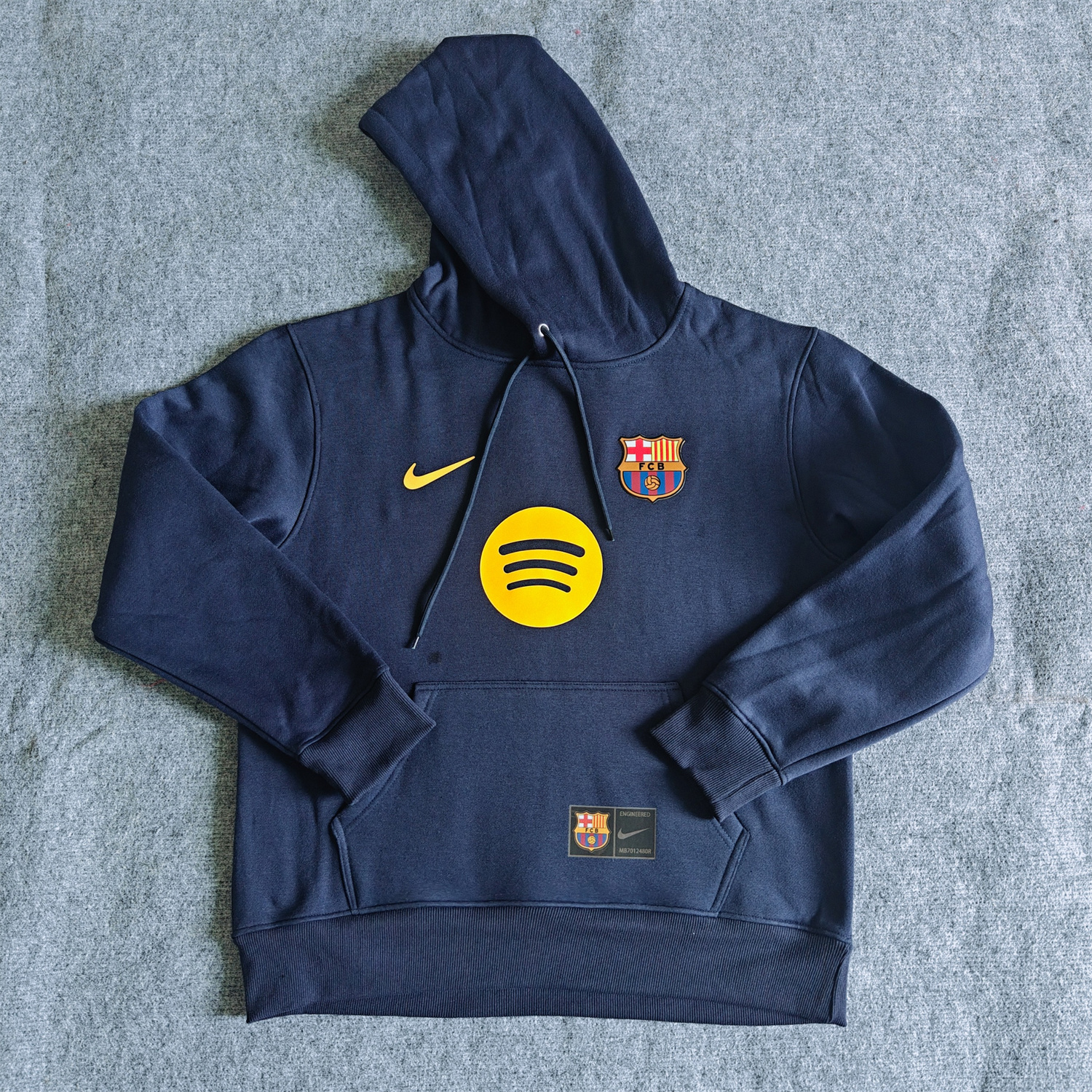 AlphaJersey-Barcelona 25-26 Big Logo Unisex Pullover Hoodie