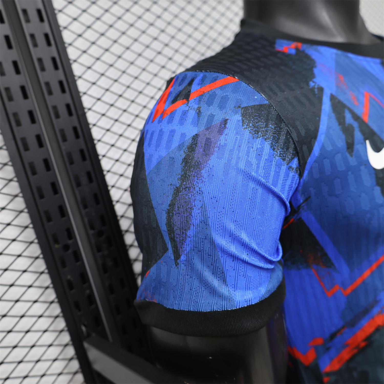 AlphaJersey-Croatia 2026 Blue And Black Special Jersey - Player Version