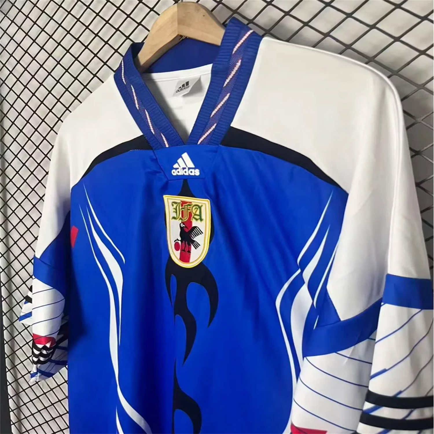 AlphaJersey-Japan 2026 Retro Style Blue Jersey - Fans Version