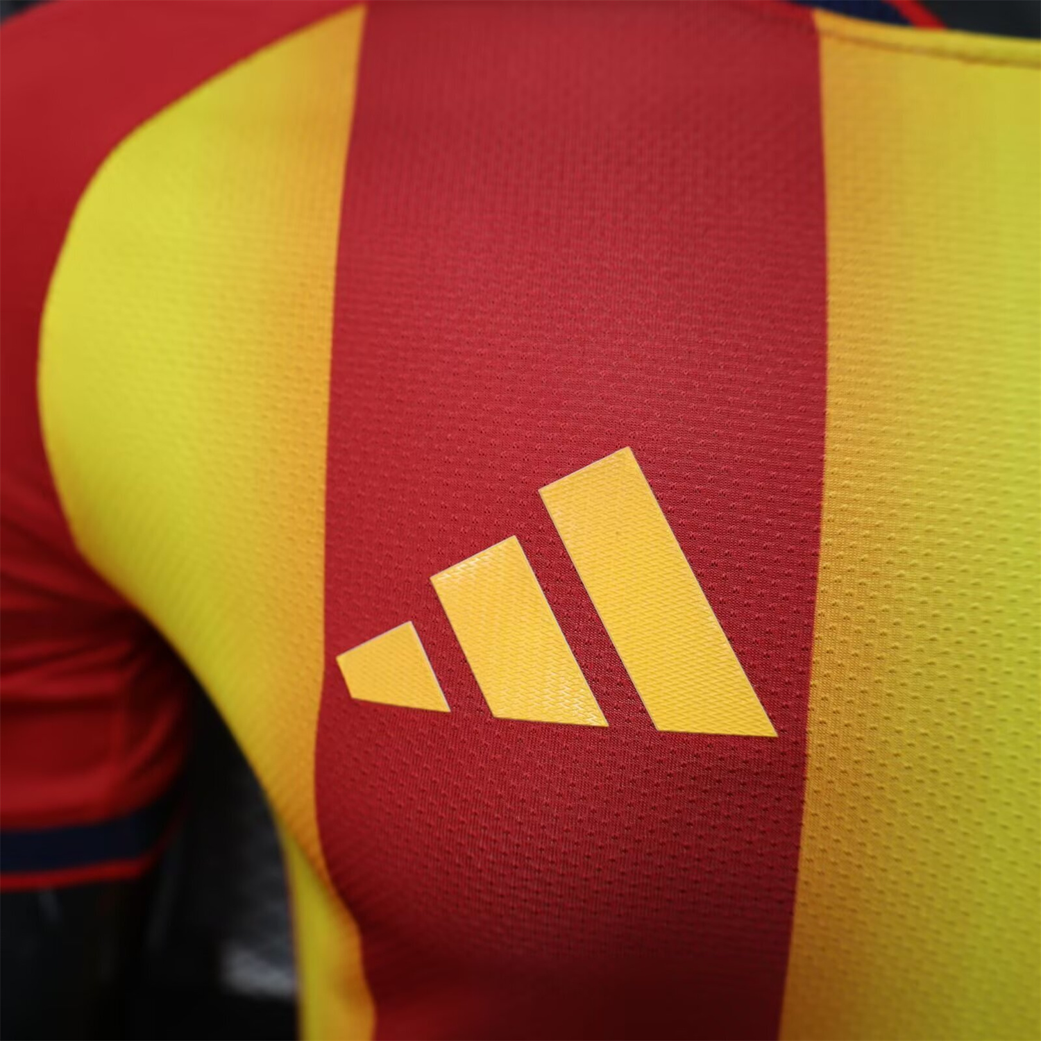 AlphaJersey-Spain 2026 Red And Yellow Stripes Special Jersey - Player Version