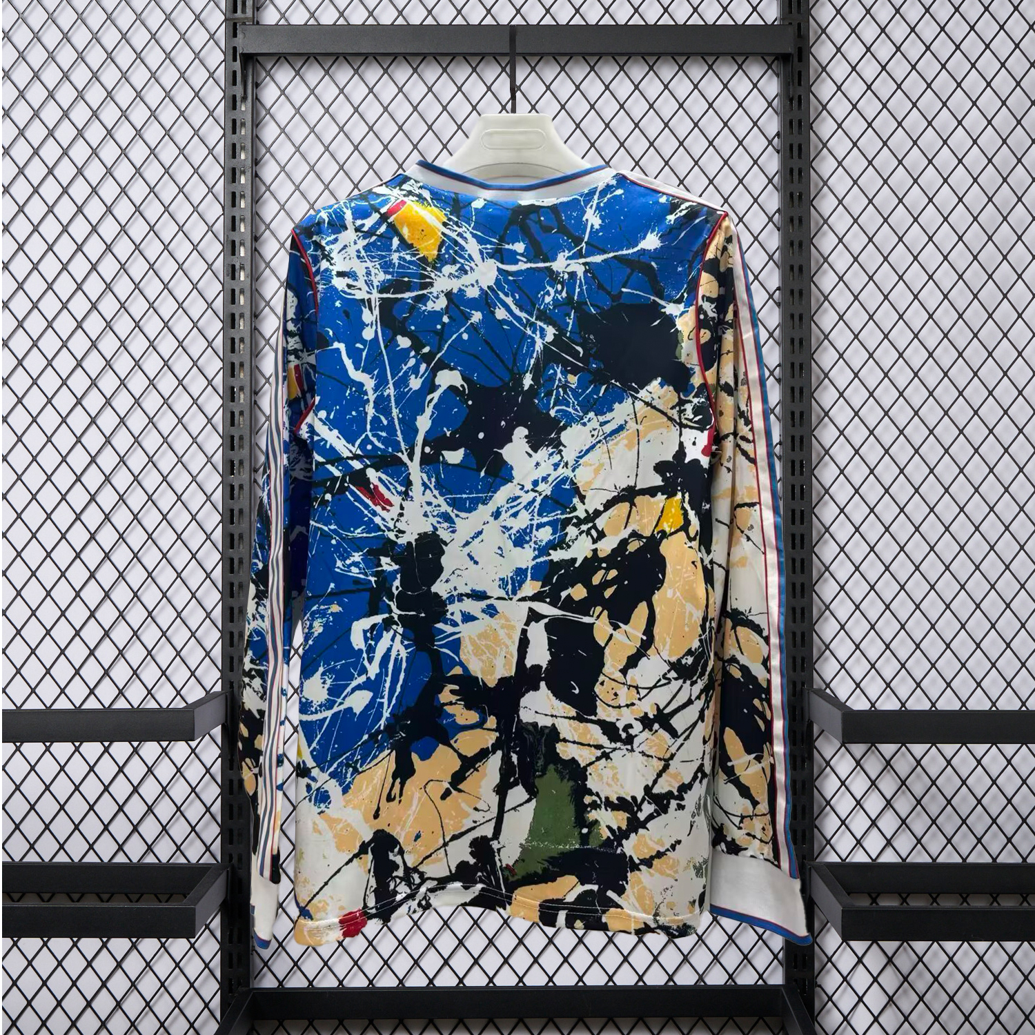 AlphaJersey-Manchester United 25-26 Stone Roses Special Long Sleeves Jersey - Fans Version