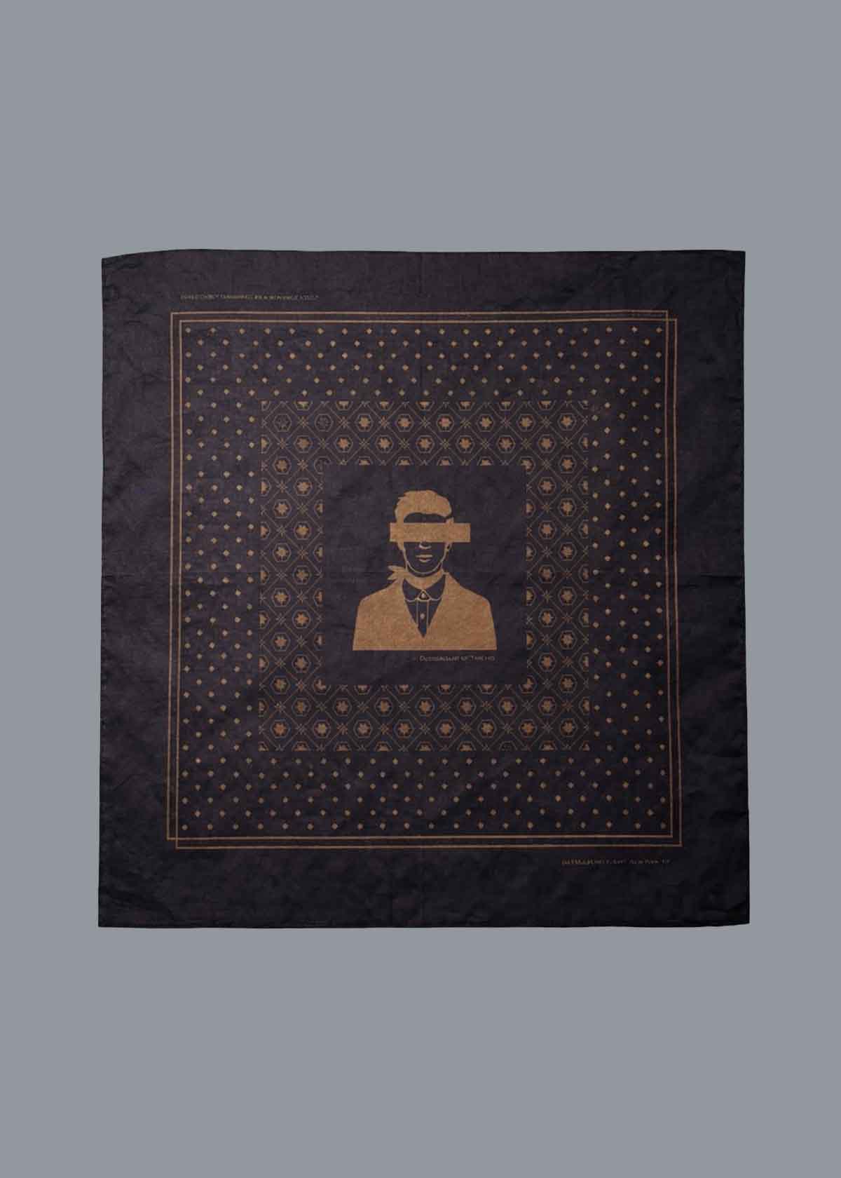 DOT Printed Neckwear Black | Modern Menswear by yycbvcnbmmnbm