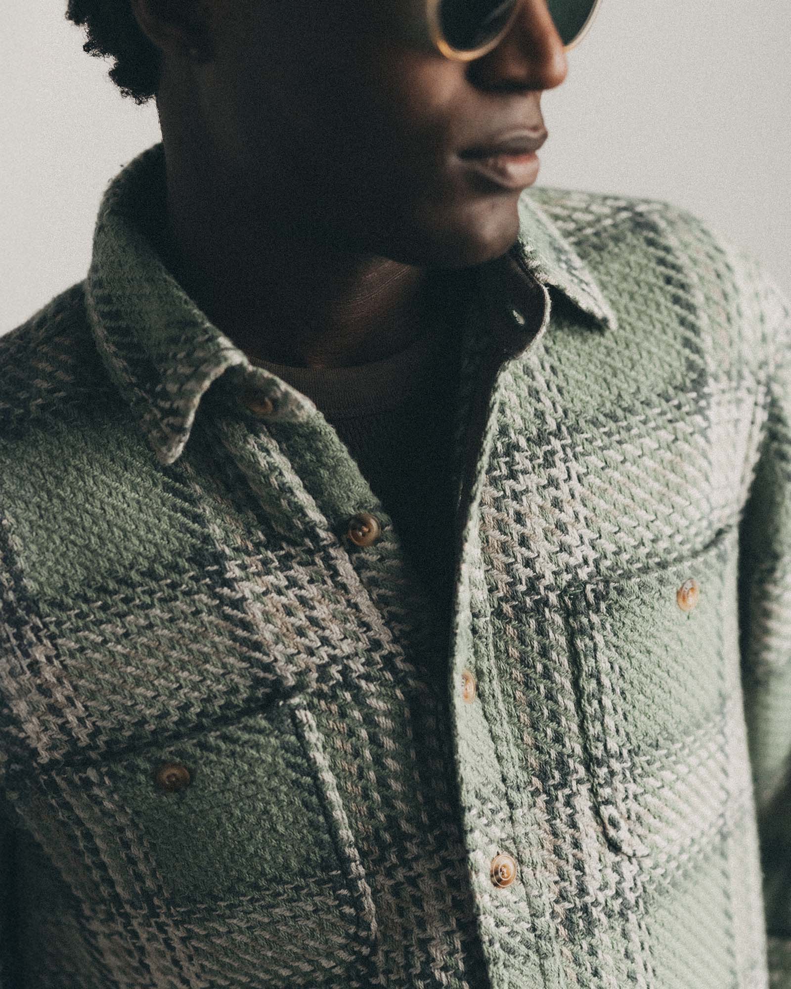 The Cutter Overshirt in Sage Plaid | Modern Menswear by yycbvcnbmmnbm