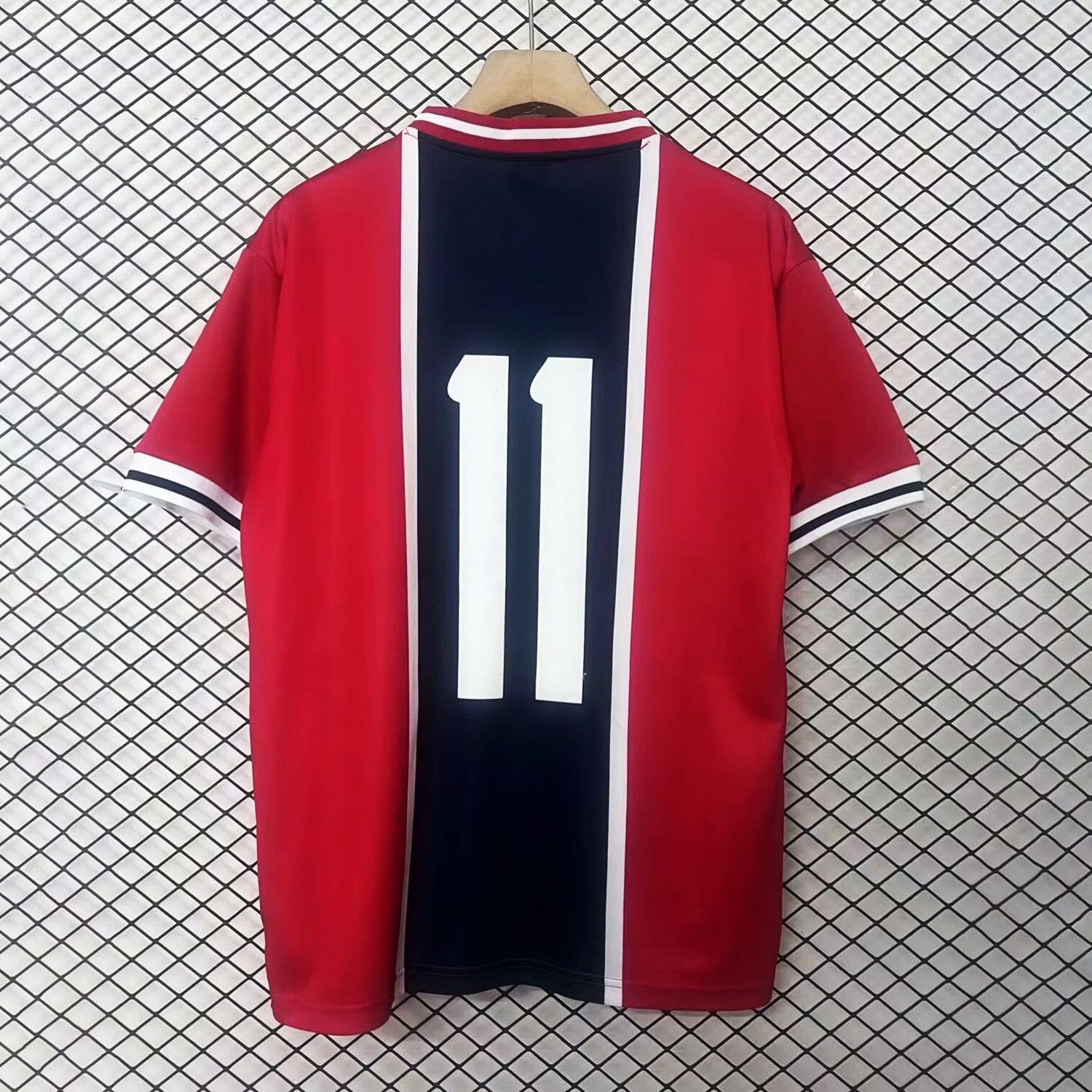 AlphaJersey-Retro Paris Saint-Germain PSG 1975 Away Jersey with Number 11