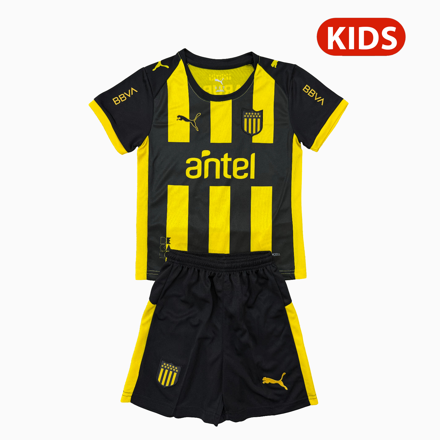 AlphaJersey-Peñarol 2026 Home Kids Kit