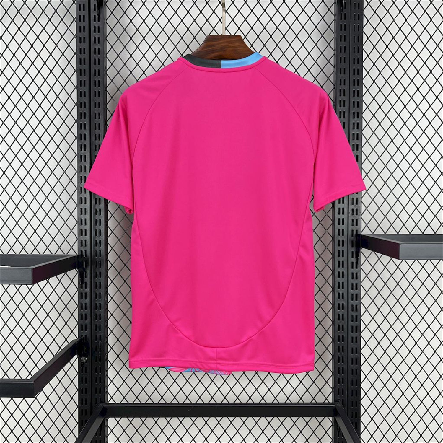 AlphaJersey-INT M.A.M 25-26 Pink & Blue Coconut Tree Leaves Jersey - Fans Version