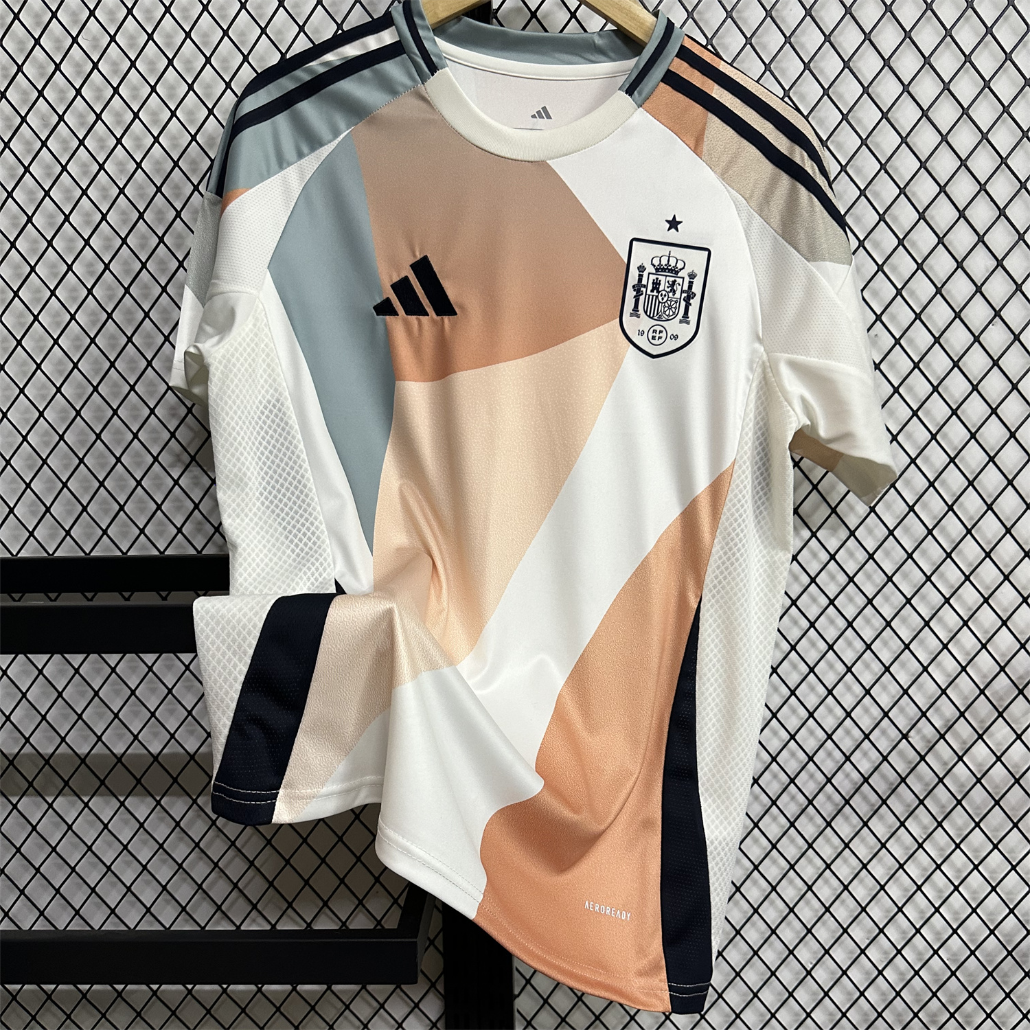 AlphaJersey-Spain 2025 Women's Team Away Jersey - Men's Fans Version