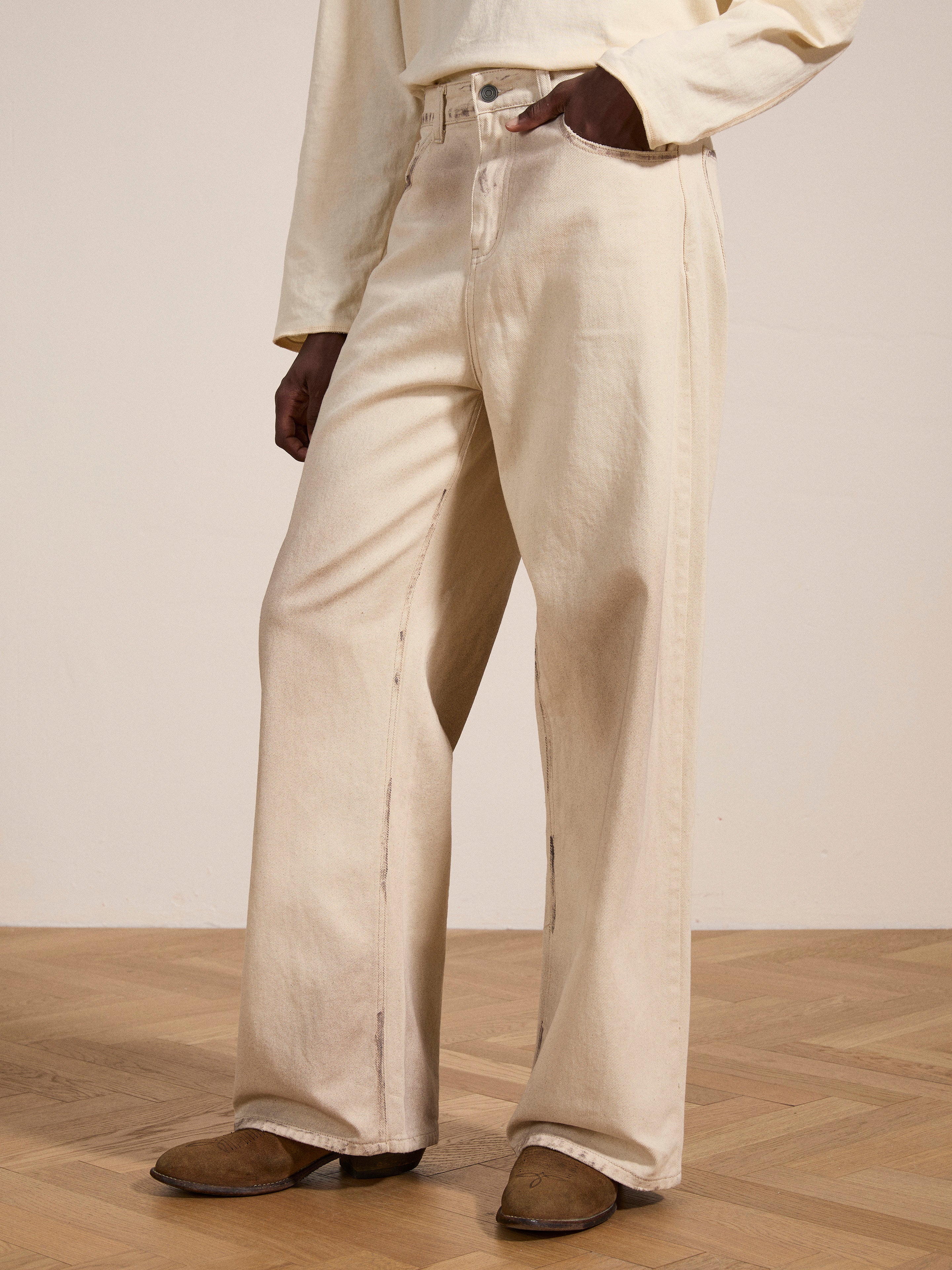 Lacy Baggy Jeans | Modern Menswear by yycbvcnbmmnbm
