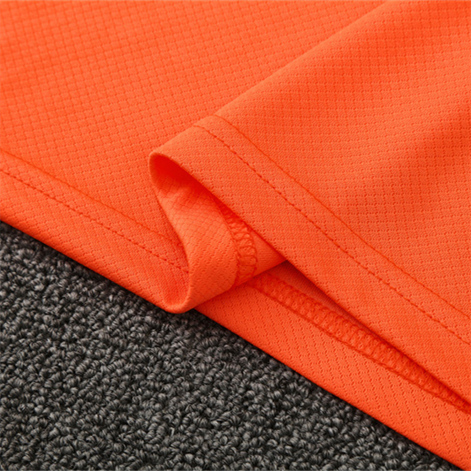 AlphaJersey-Brazil 25-26 Short-Sleeve Training Set - Orange Top & Black Shorts