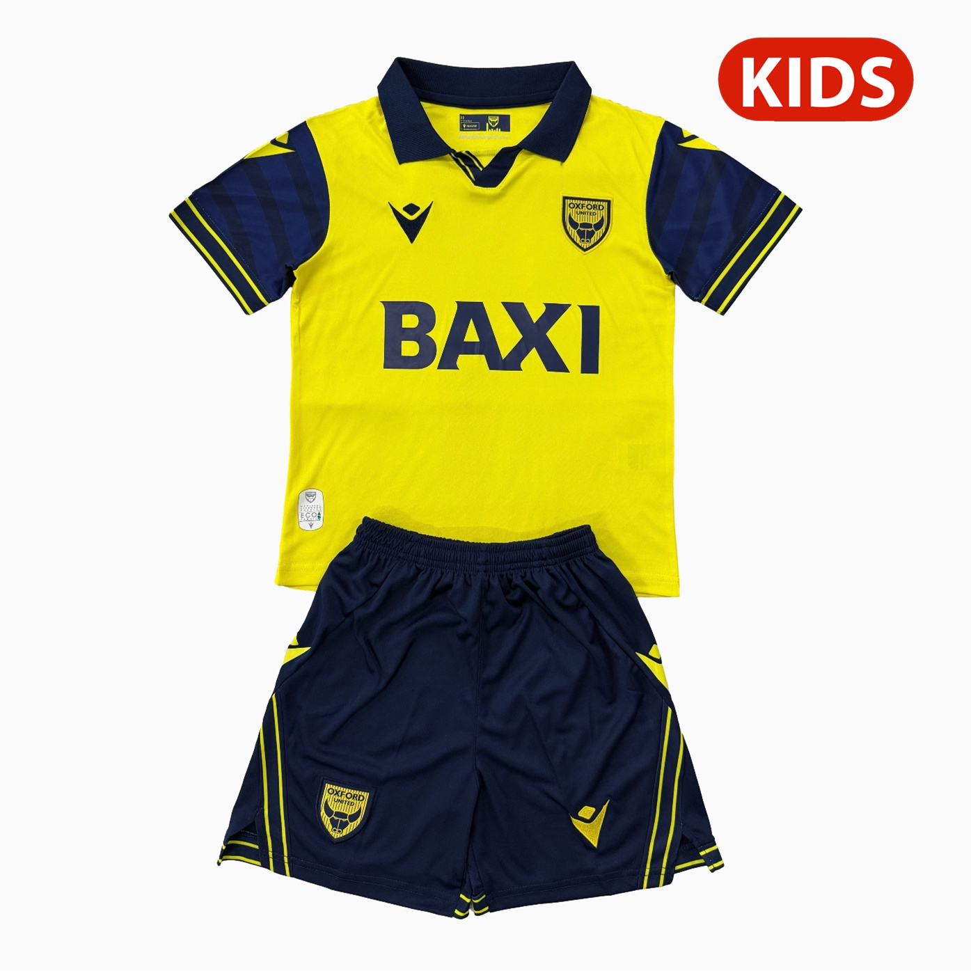 AlphaJersey-Oxford United 25-26 Home Kids Kit