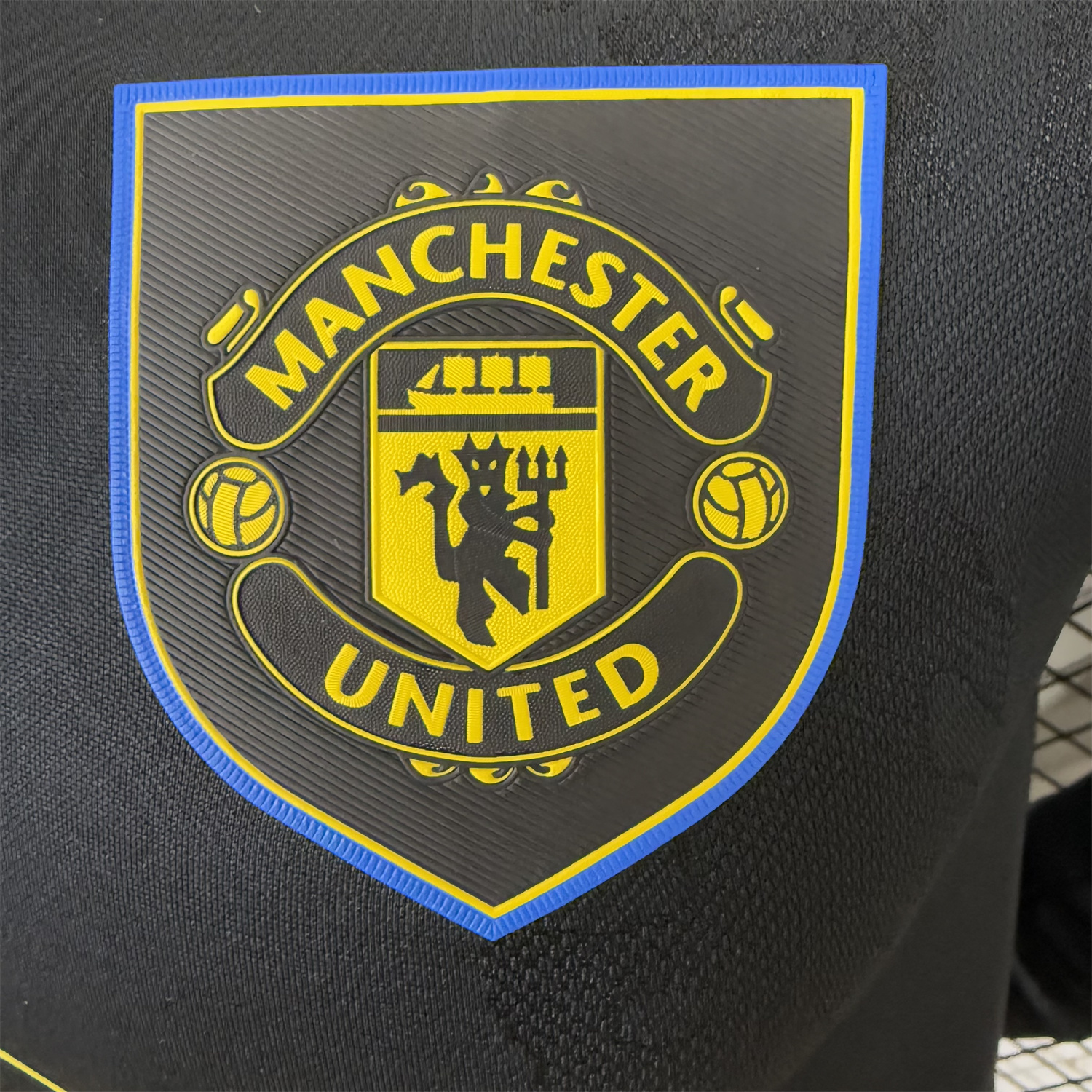 AlphaJersey-Manchester United 25-26 Third Black Long Sleeves Jersey - Player Version