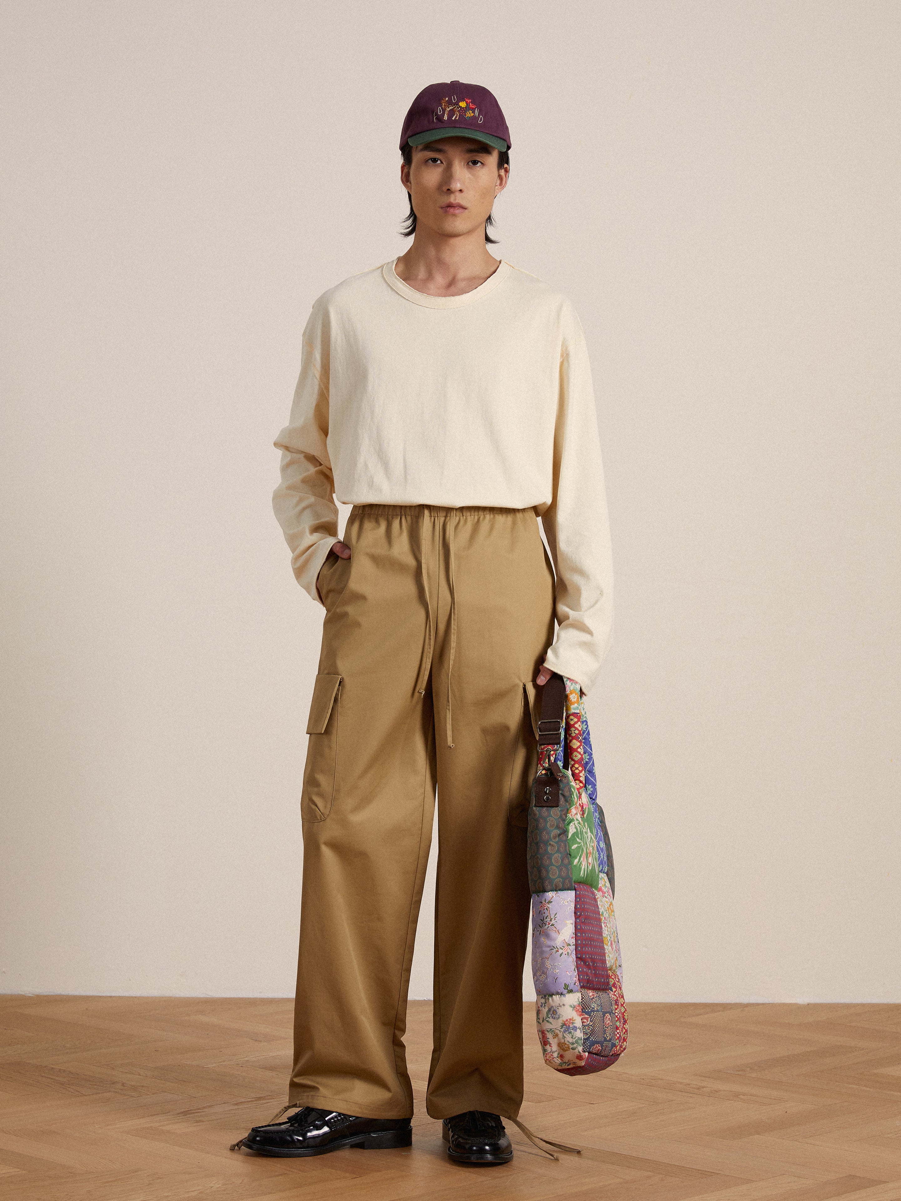 Twill Cargo Drawstring Pants | Modern Menswear by yycbvcnbmmnbm