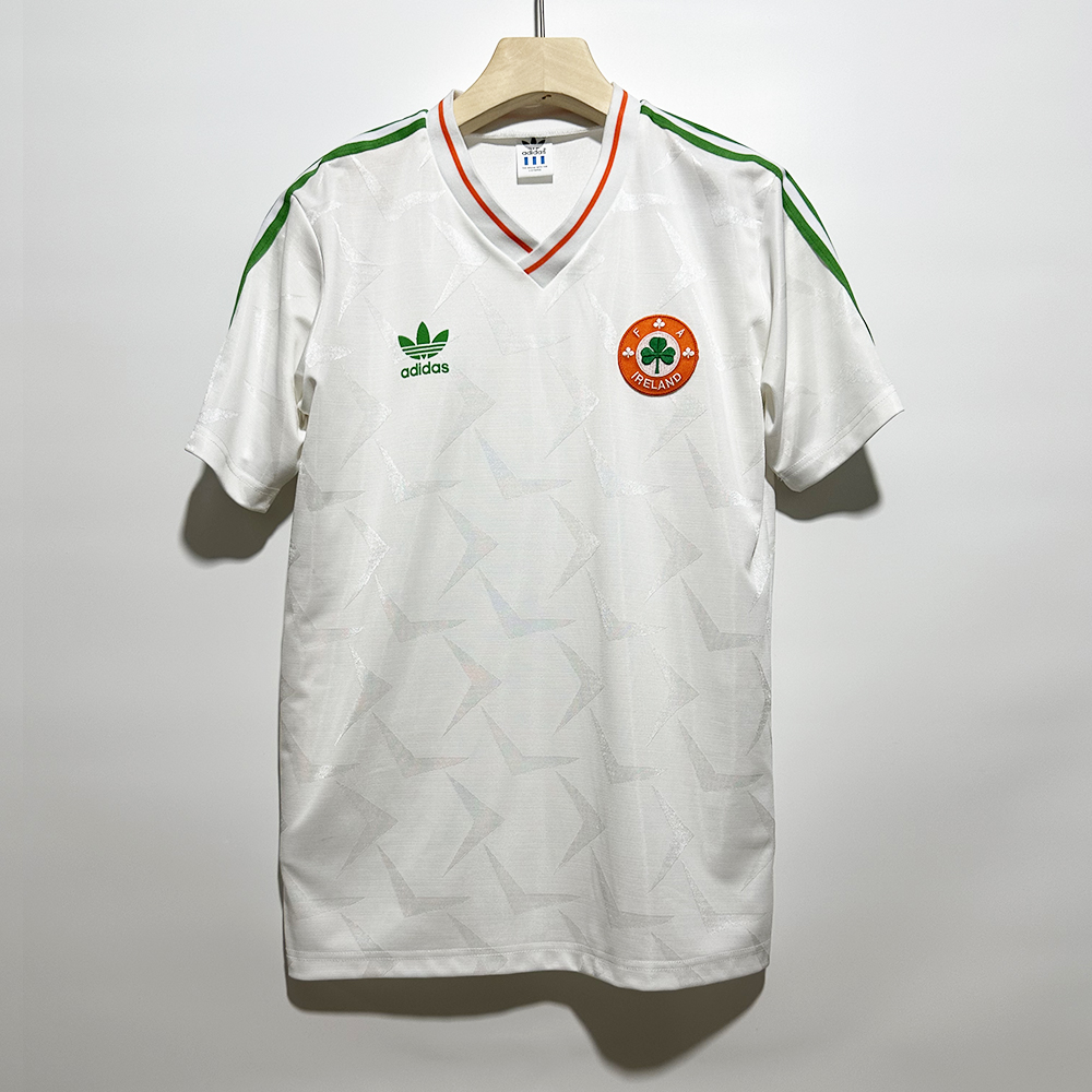 AlphaJersey-Retro Ireland 1990 Away Unsponsored Jersey