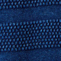 The Bywater Polo in Rinsed Indigo Knit Stripe | Modern Menswear by yycbvcnbmmnbm