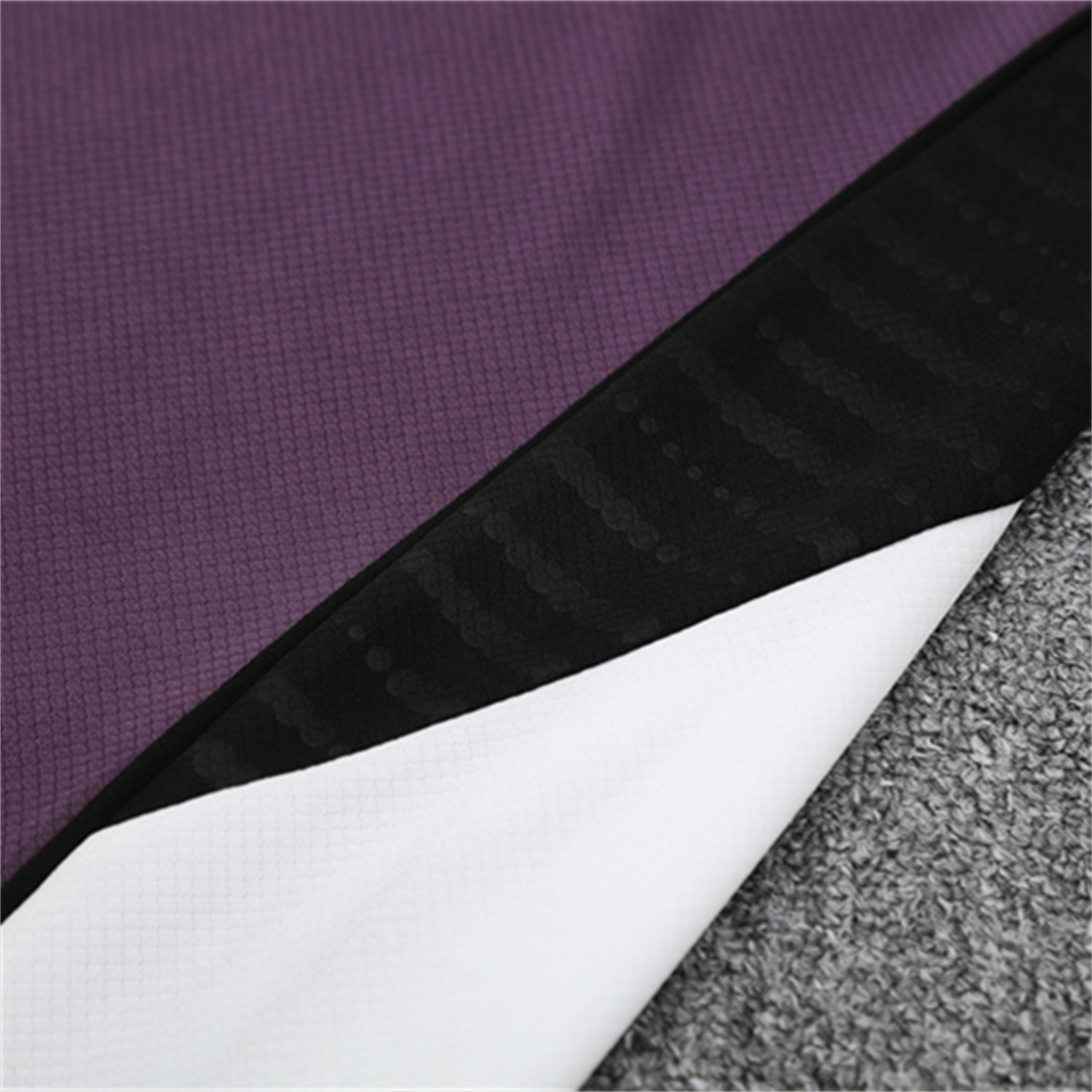 AlphaJersey-Manchester United 25-26 Short-Sleeve Training Set - Purple Top & Black shorts