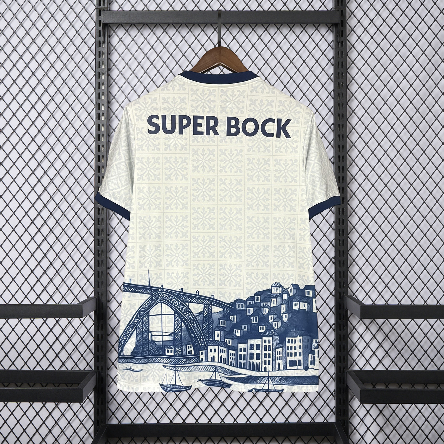 AlphaJersey-Porto 25-26 Ponte Maria Pia And Clérigos Church Jersey - Fans Version