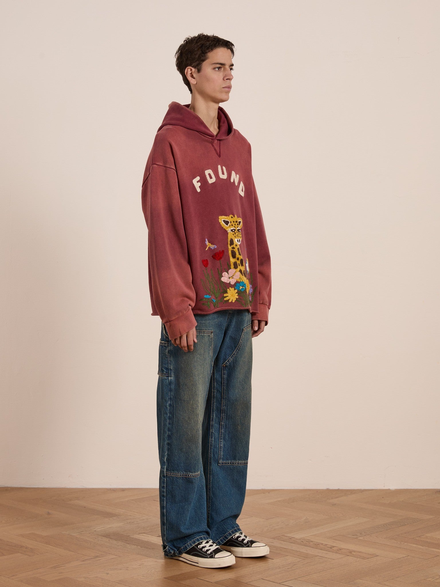 Embroidered Wildlife Hoodie | Modern Menswear by yycbvcnbmmnbm