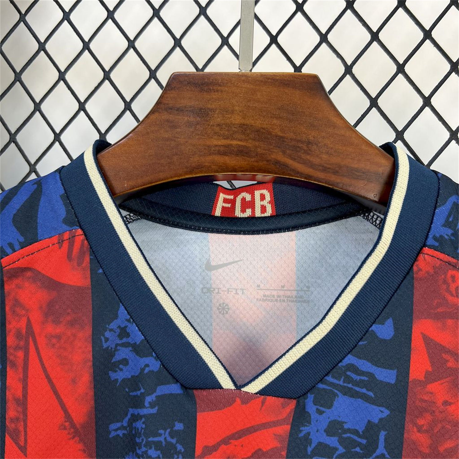 AlphaJersey-Barcelona 25-26 Red & Blue Random Graffiti Pattern Jersey - Fans Version