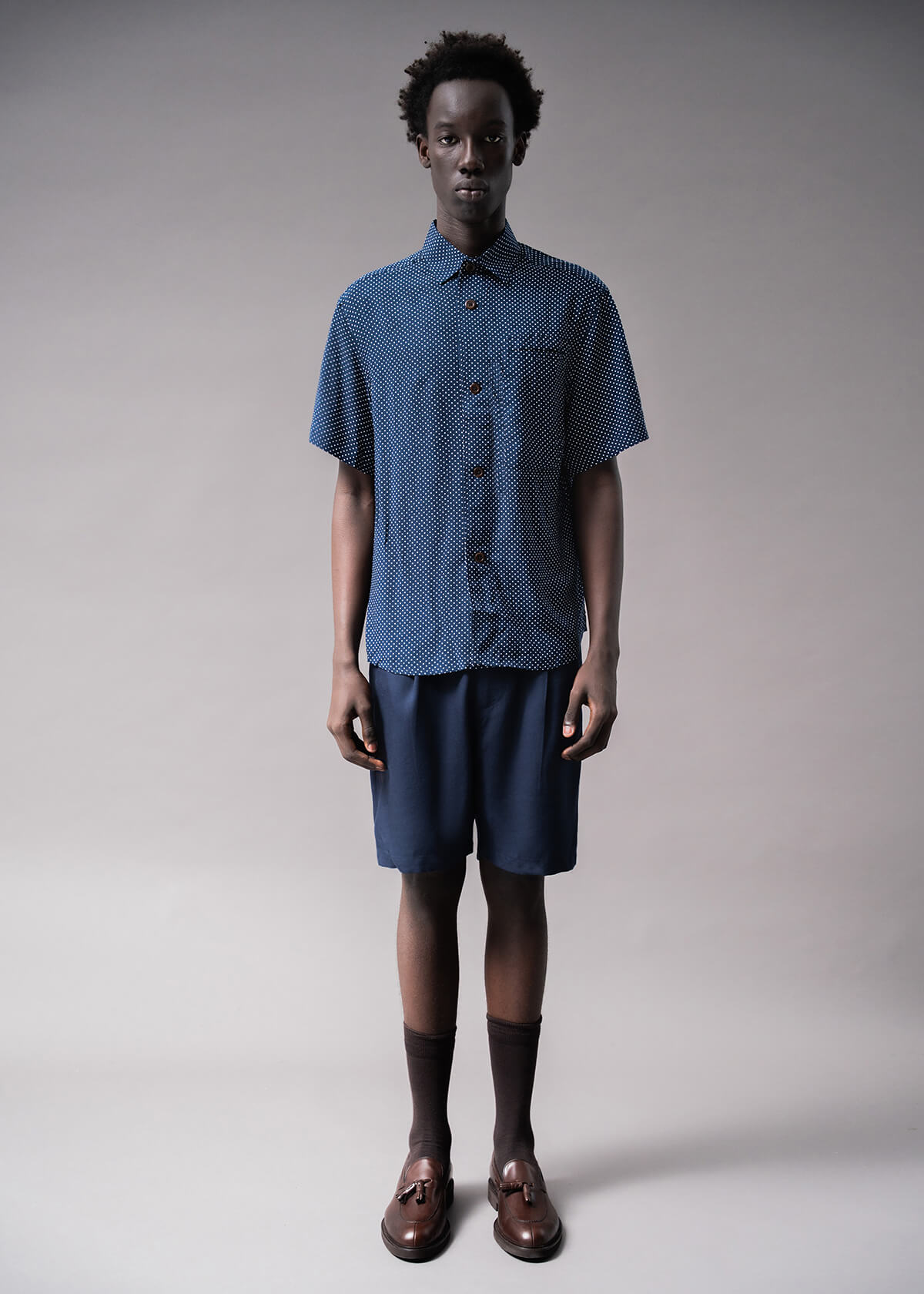 Silk Blend Polka Dot | Modern Menswear by yycbvcnbmmnbm