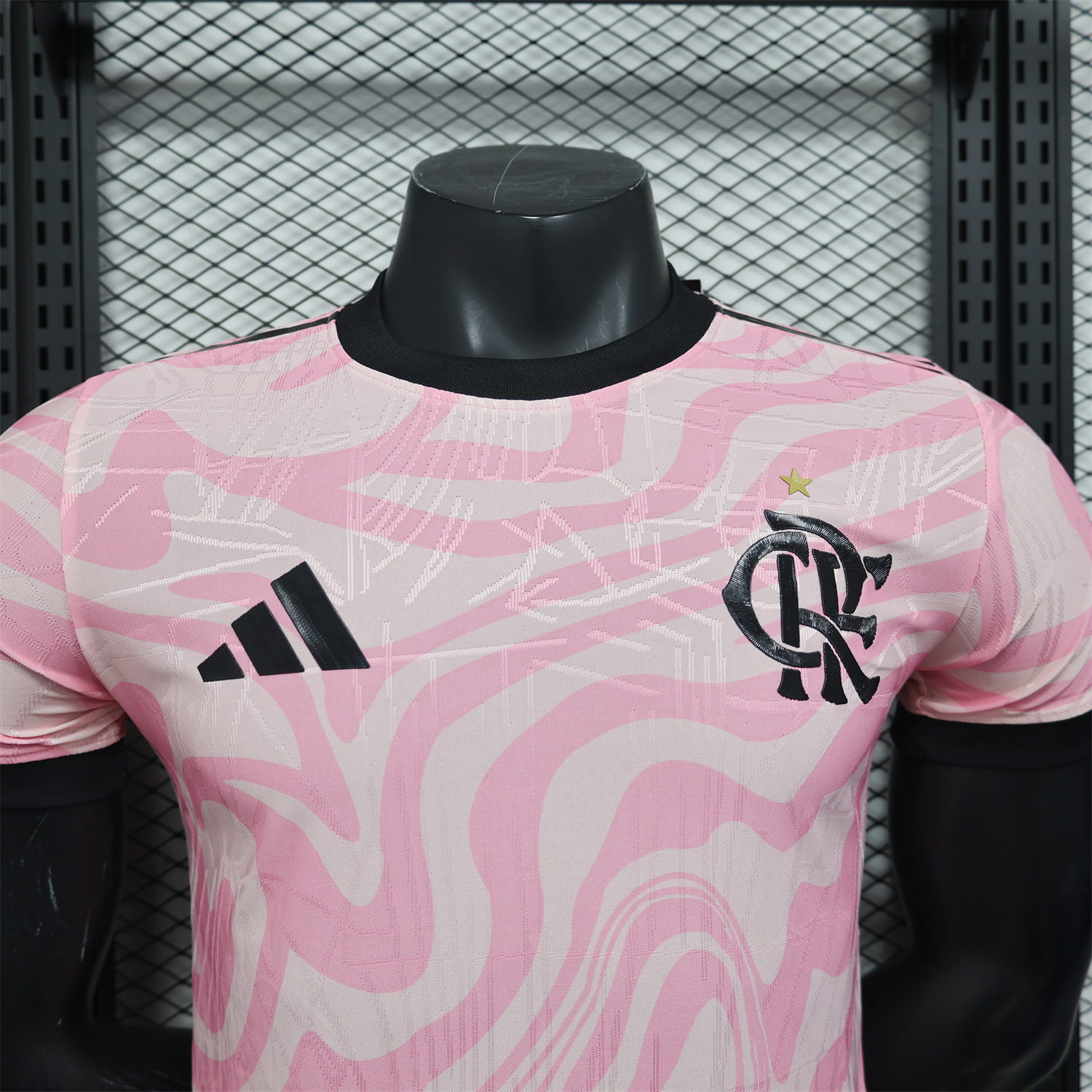 AlphaJersey-Flamengo 25-26 Pink Ripples Special Jersey - Player Version