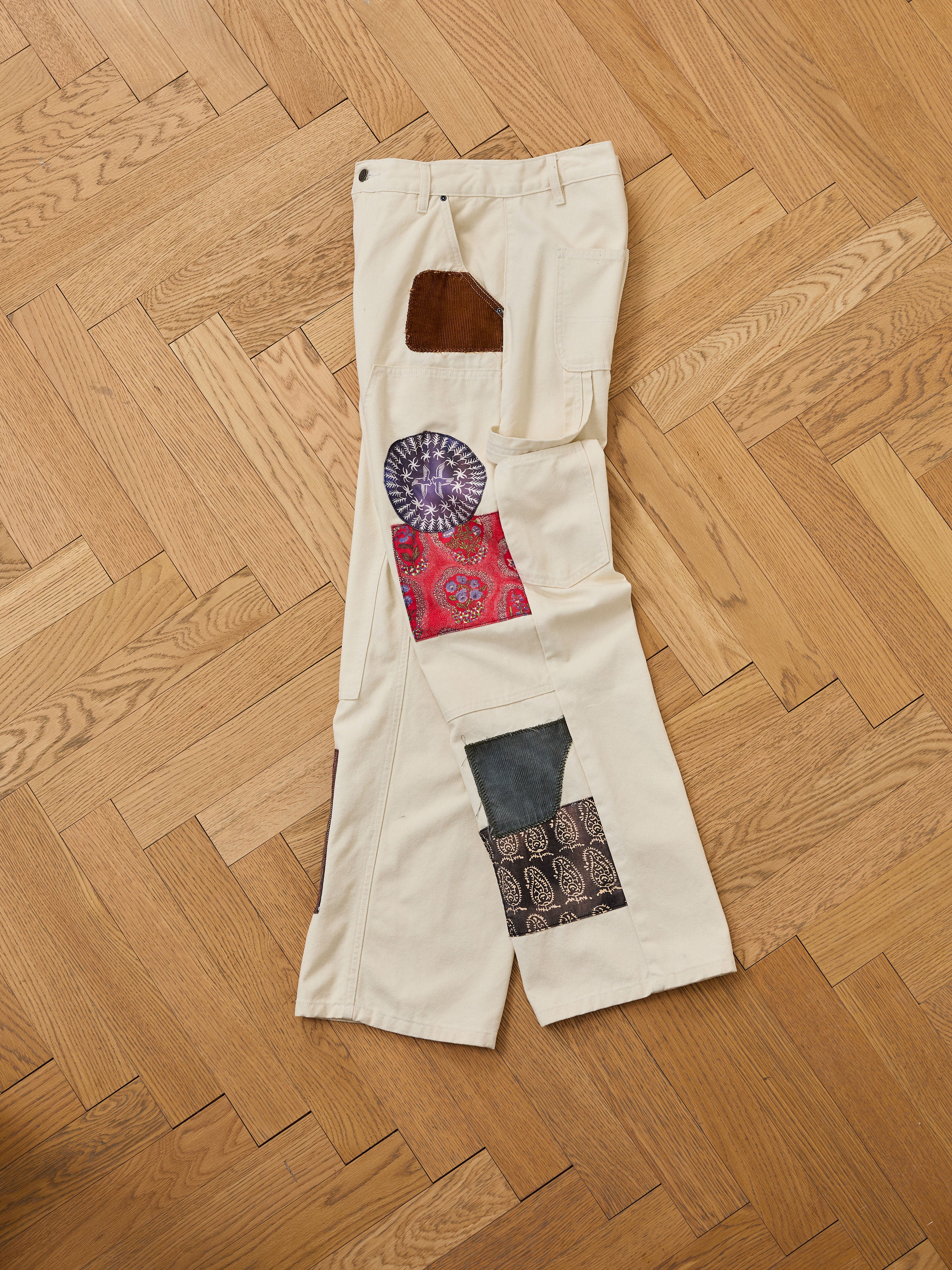 Tapestry Carpenter Canvas Pants | Modern Menswear by yycbvcnbmmnbm