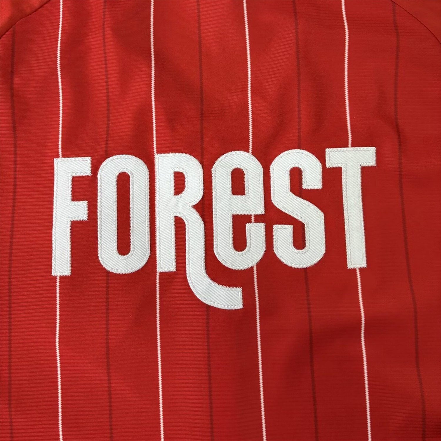 AlphaJersey-Nottingham Forest 25-26 Red Baseball Jersey