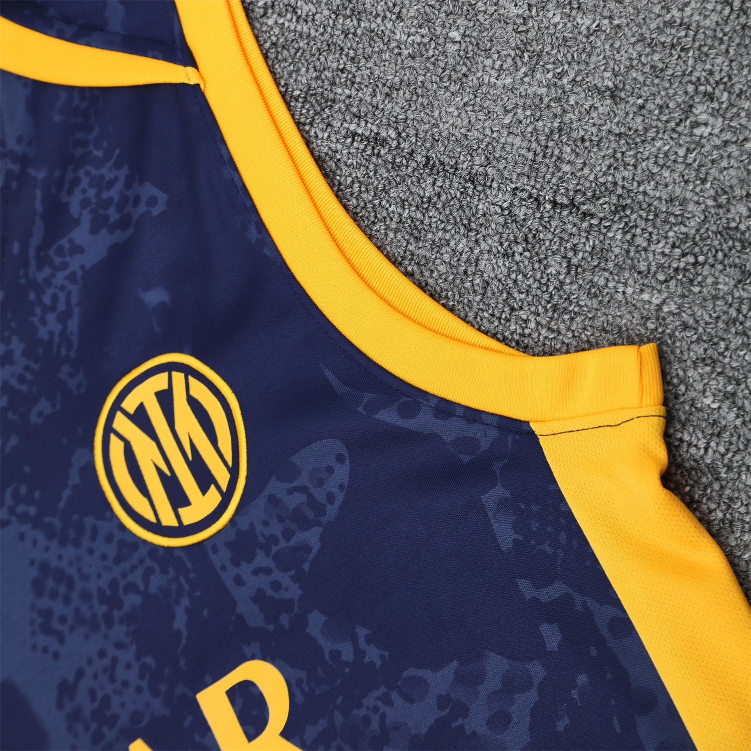 AlphaJersey-Inter Milan 25-26 Vest Training Set - Deep Blue Camouflage