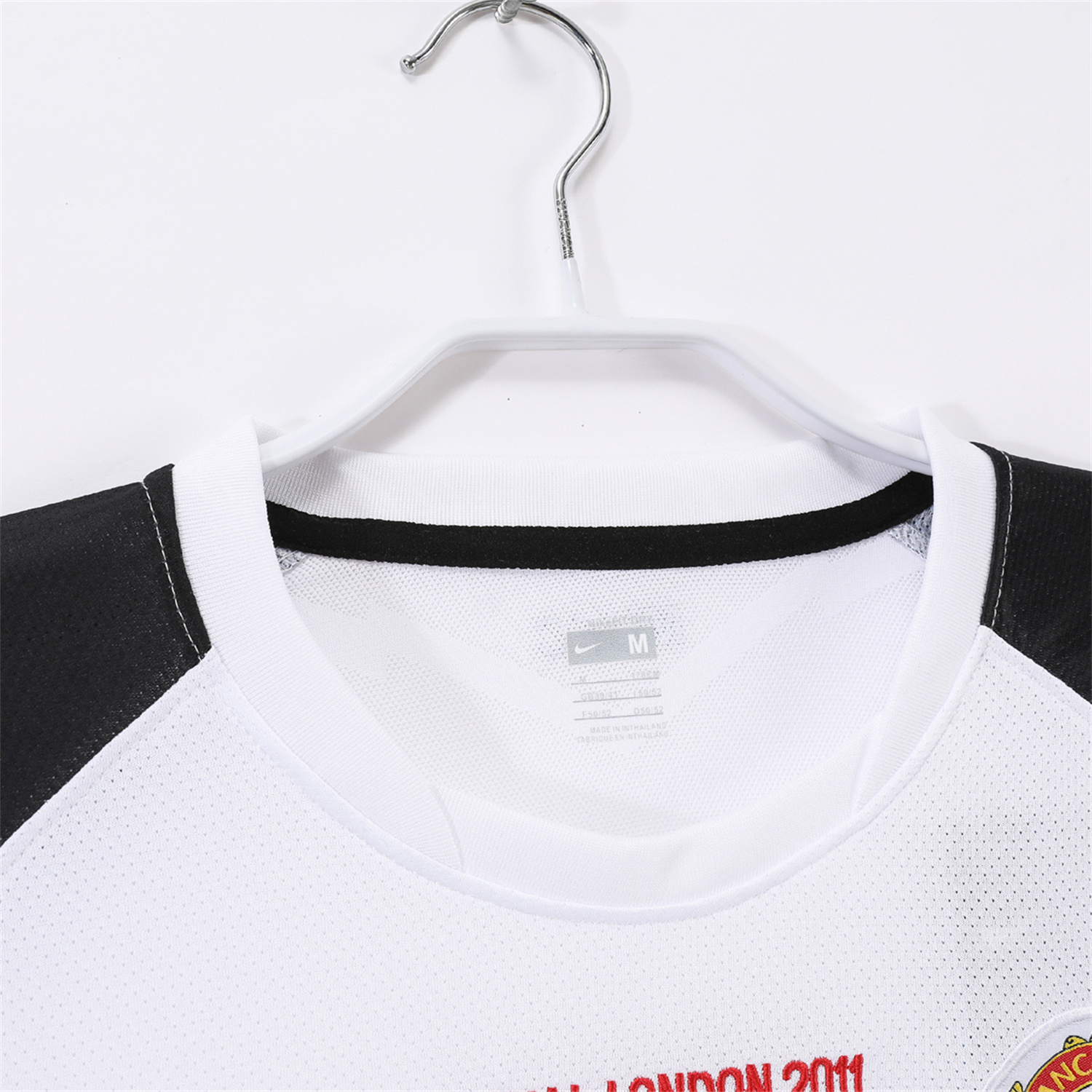 AlphaJersey-Retro Manchester United 10-11 Away Long Sleeves Jersey - Champions League Final Version
