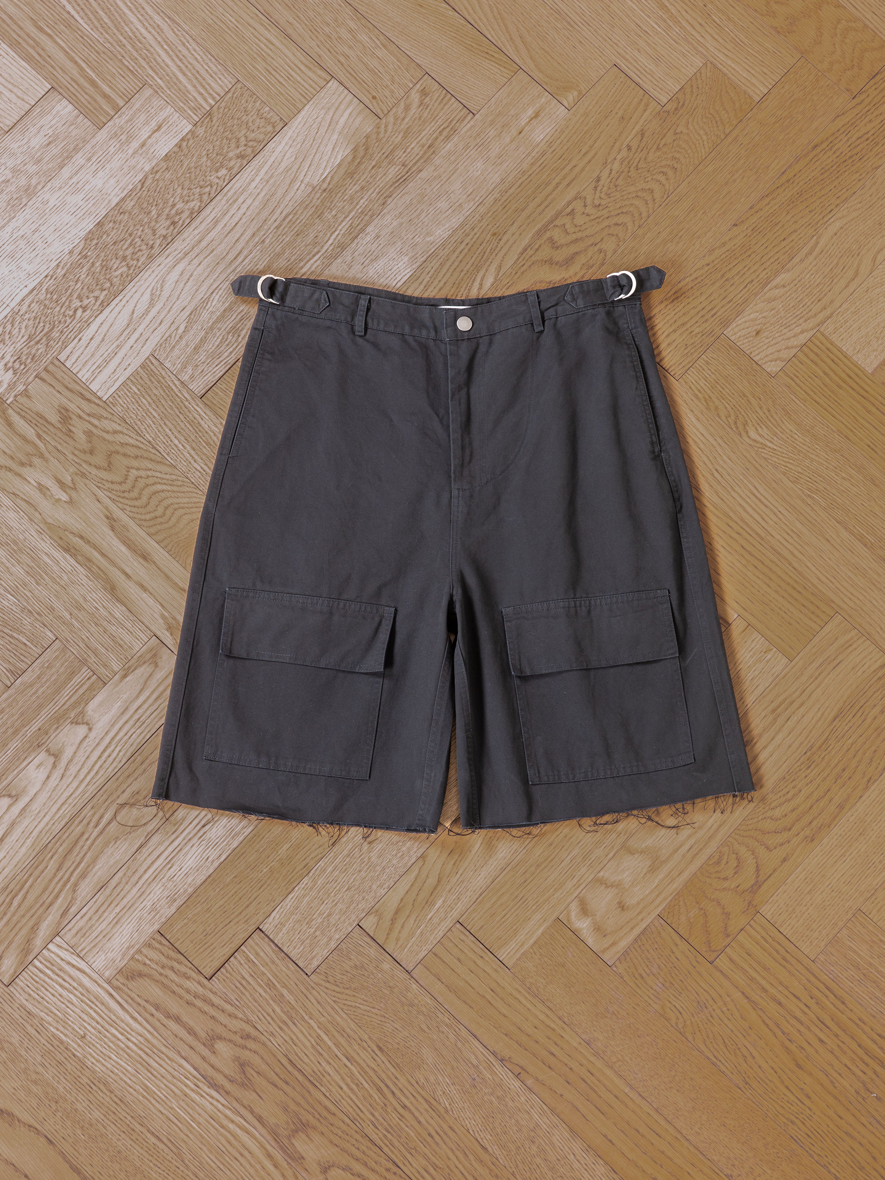 Parachute Cargo Twill Shorts | Modern Menswear by yycbvcnbmmnbm